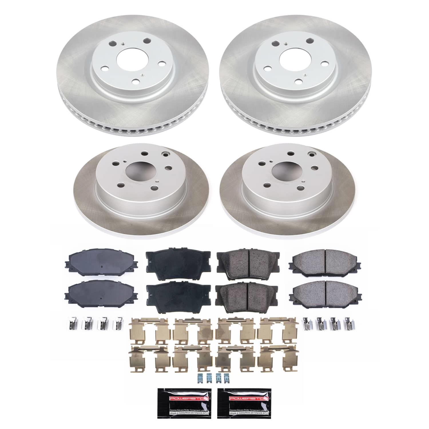 PowerStop Z17 Evolution Plus Semi-Coated Rotor Brake Kits