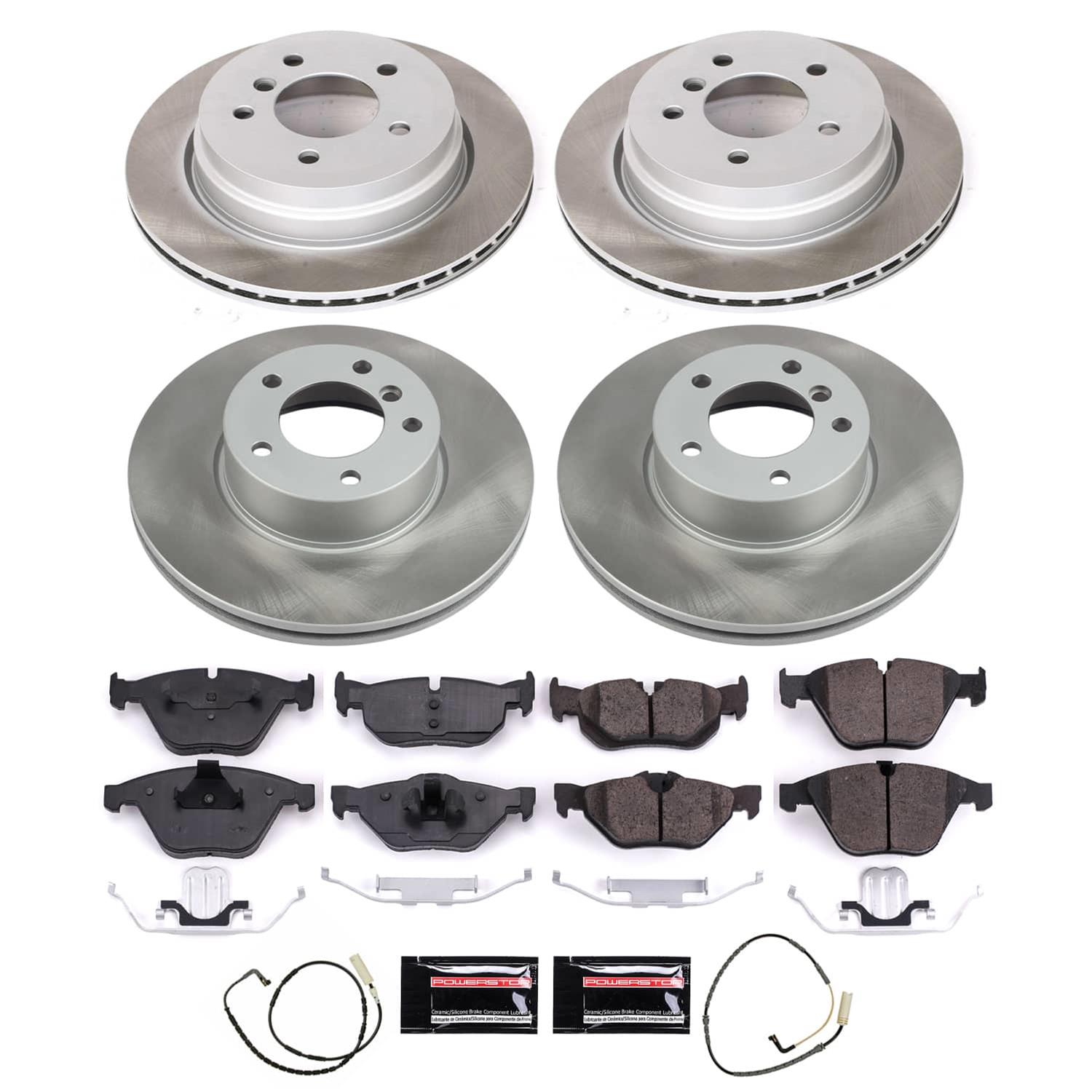 Power Stop 09-10 BMW 328i xDrive Front and Rear Semi-Coated Rotor Kit (1x psbSC3002, 1x psbSC4678) thumbnail 5