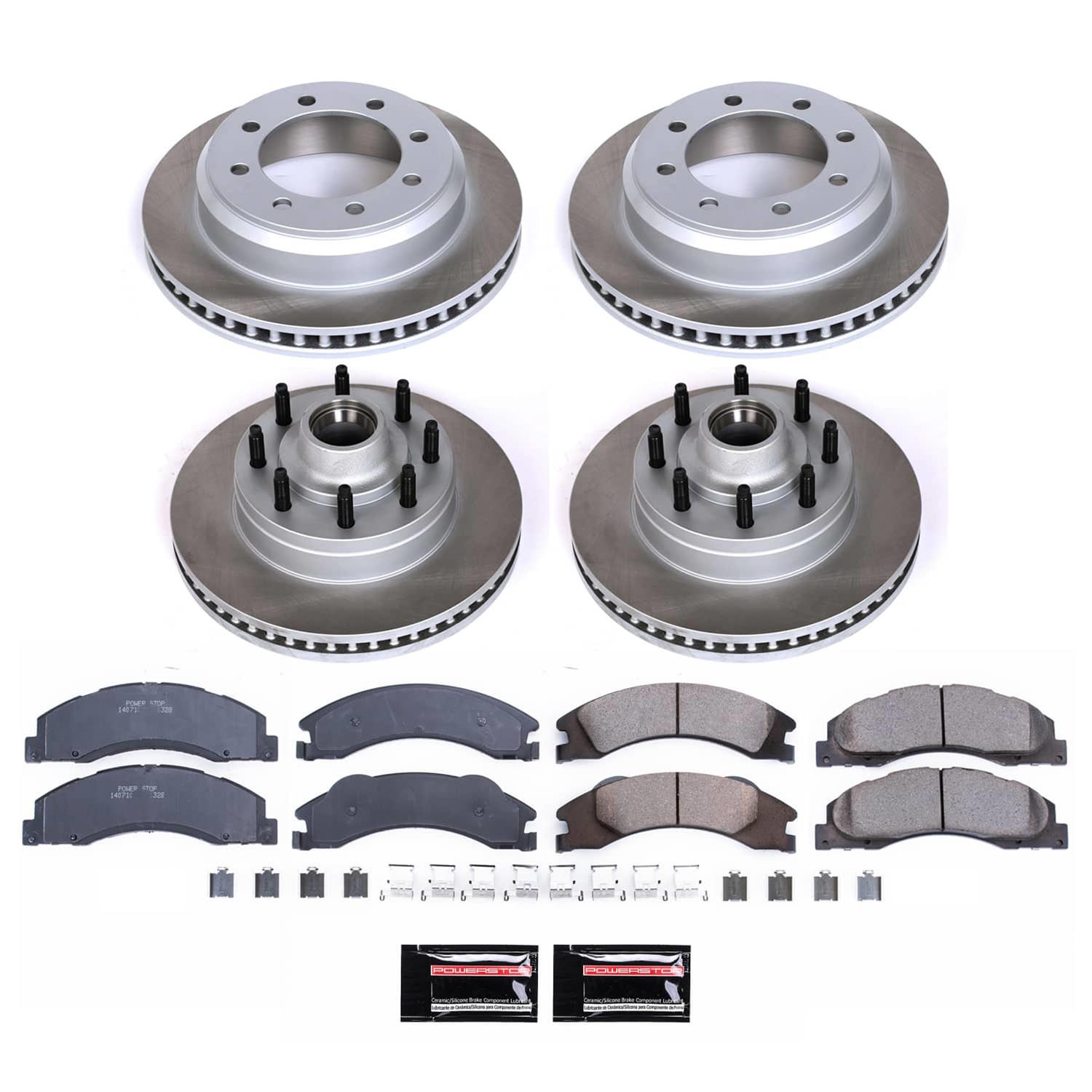 Power Stop 08-14 Ford E-150 Front and Rear Semi-Coated Rotor Kit (1x psb17-1328, 2x psbAR82129SCR, 1x psbSC4718) thumbnail 5