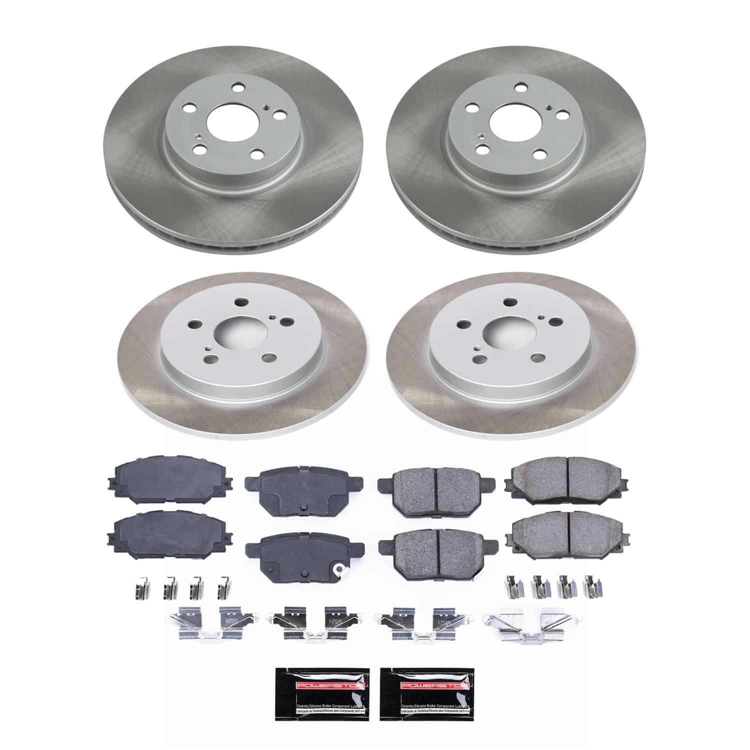 Power Stop 09-10 Pontiac Vibe Front and Rear Semi-Coated Rotor Kit (1x psbSC4669, 1x psbSC4736) thumbnail 5