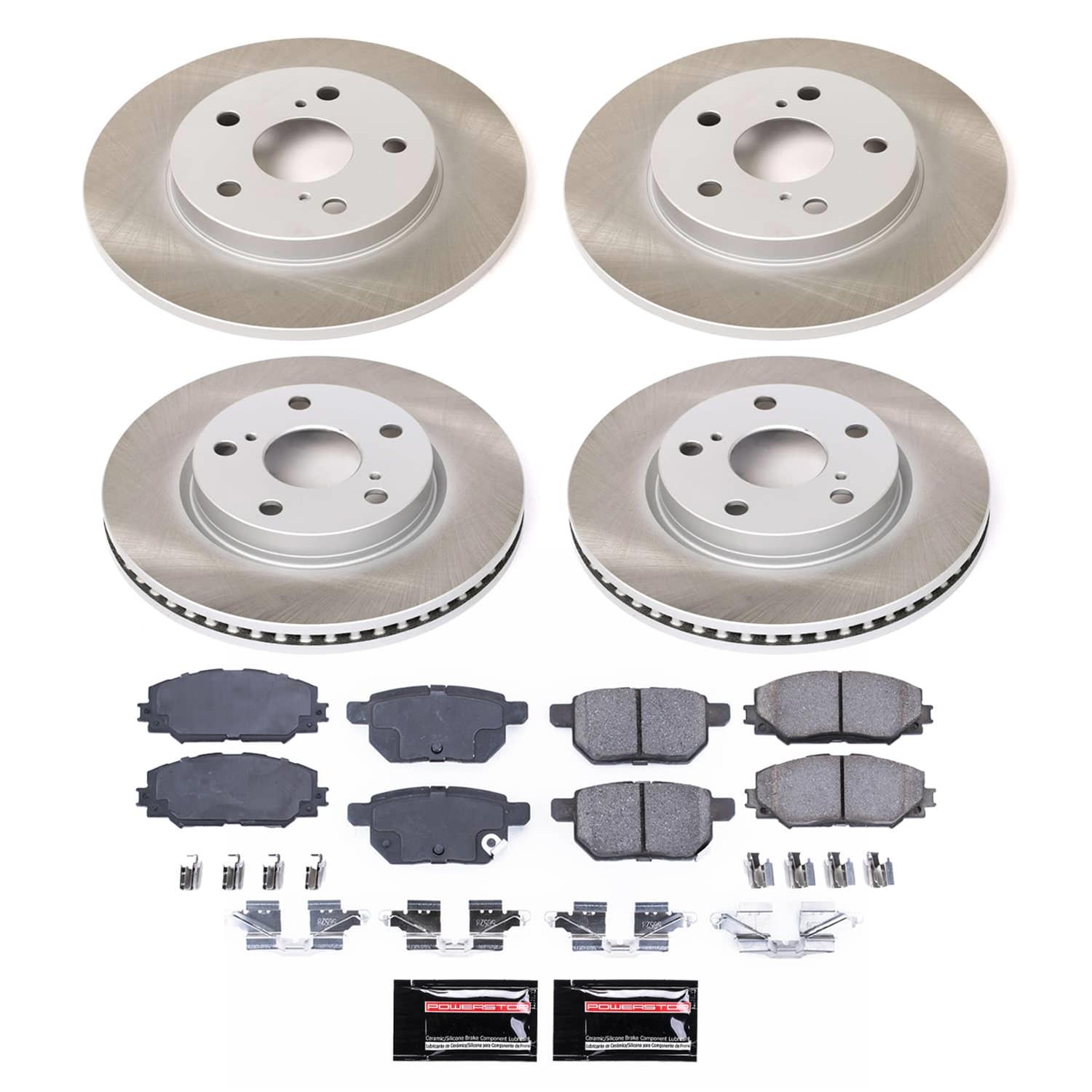 Power Stop 08-15 Scion xB Front and Rear Semi-Coated Rotor Kit (1x psbSC258, 1x psbSC4737) thumbnail 5