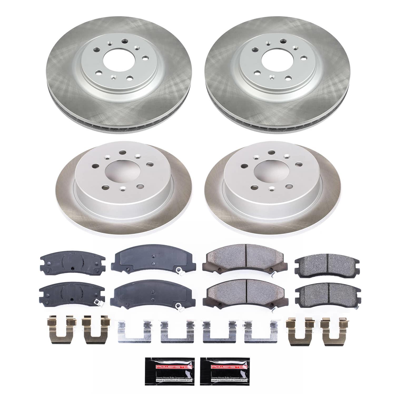 Power Stop 08-09 Buick Allure Front and Rear Semi-Coated Rotor Kit (1x psbSC1440, 1x psbSC4654) thumbnail 5