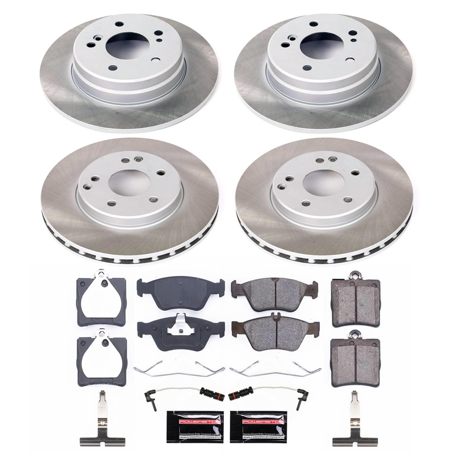 Power Stop 99-00 Mercedes-Benz C230 Front and Rear Semi-Coated Rotor Kit (1x psbSC3047, 1x psbSC368) thumbnail 5