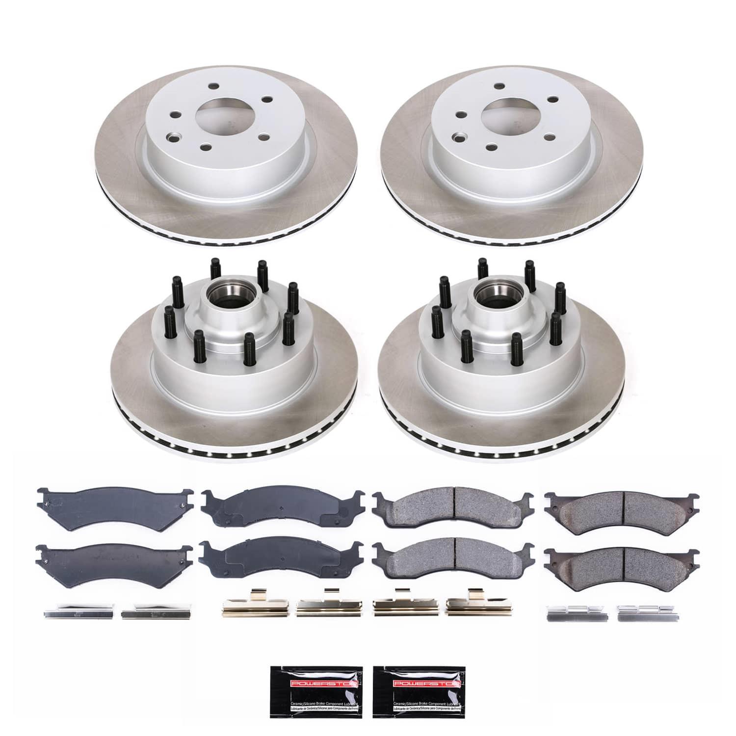 Power Stop 2007 Ford E-150 Front and Rear Semi-Coated Rotor Kit (1x psb17-655, 2x psbAR8546SCR, 1x psbSC5203) thumbnail 5