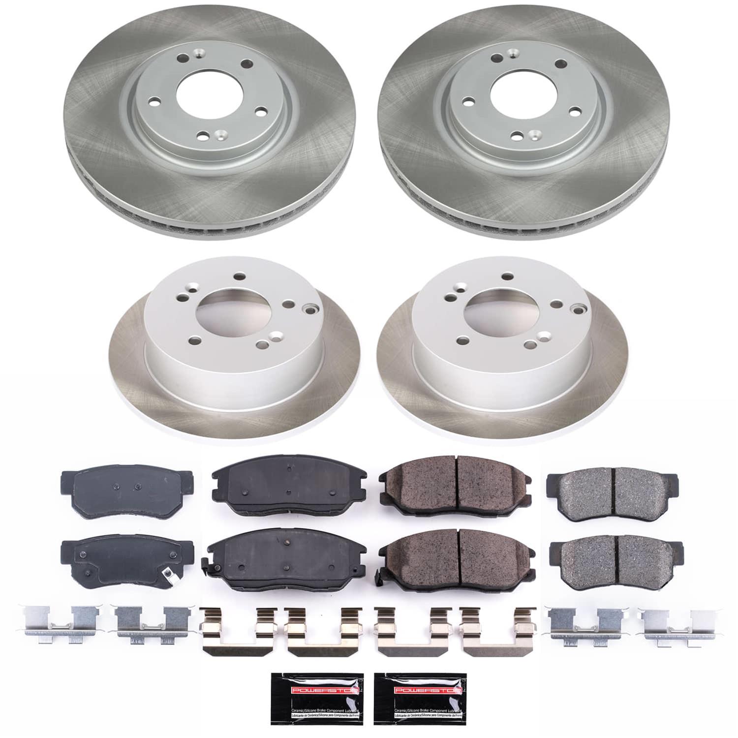 Power Stop 03-05 Hyundai XG350 Front and Rear Semi-Coated Rotor Kit (1x psbSC4557, 1x psbSC5214) thumbnail 5