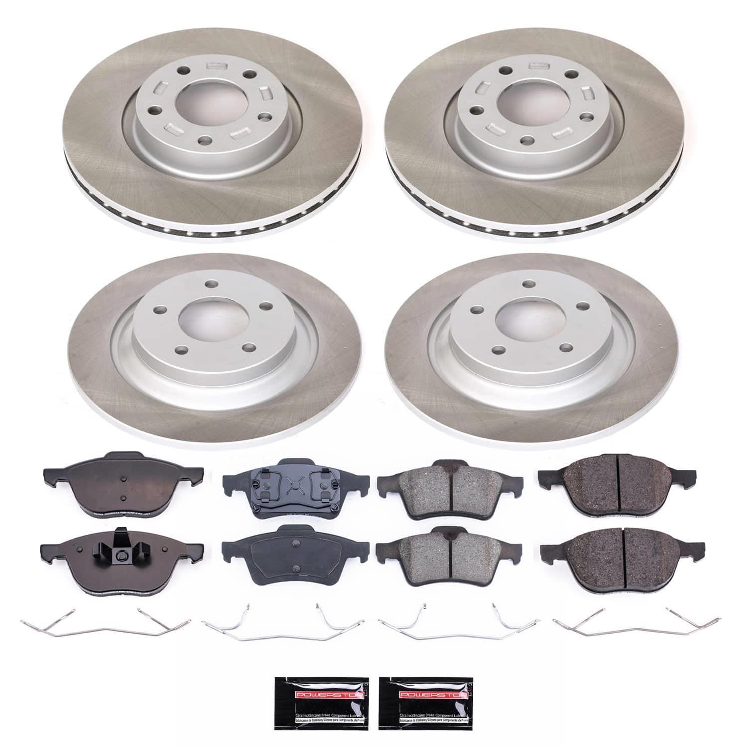 Power Stop 06-07 Mazda 5 Front and Rear Semi-Coated Rotor Kit (1x psbSC125, 1x psbSC5310) thumbnail 5