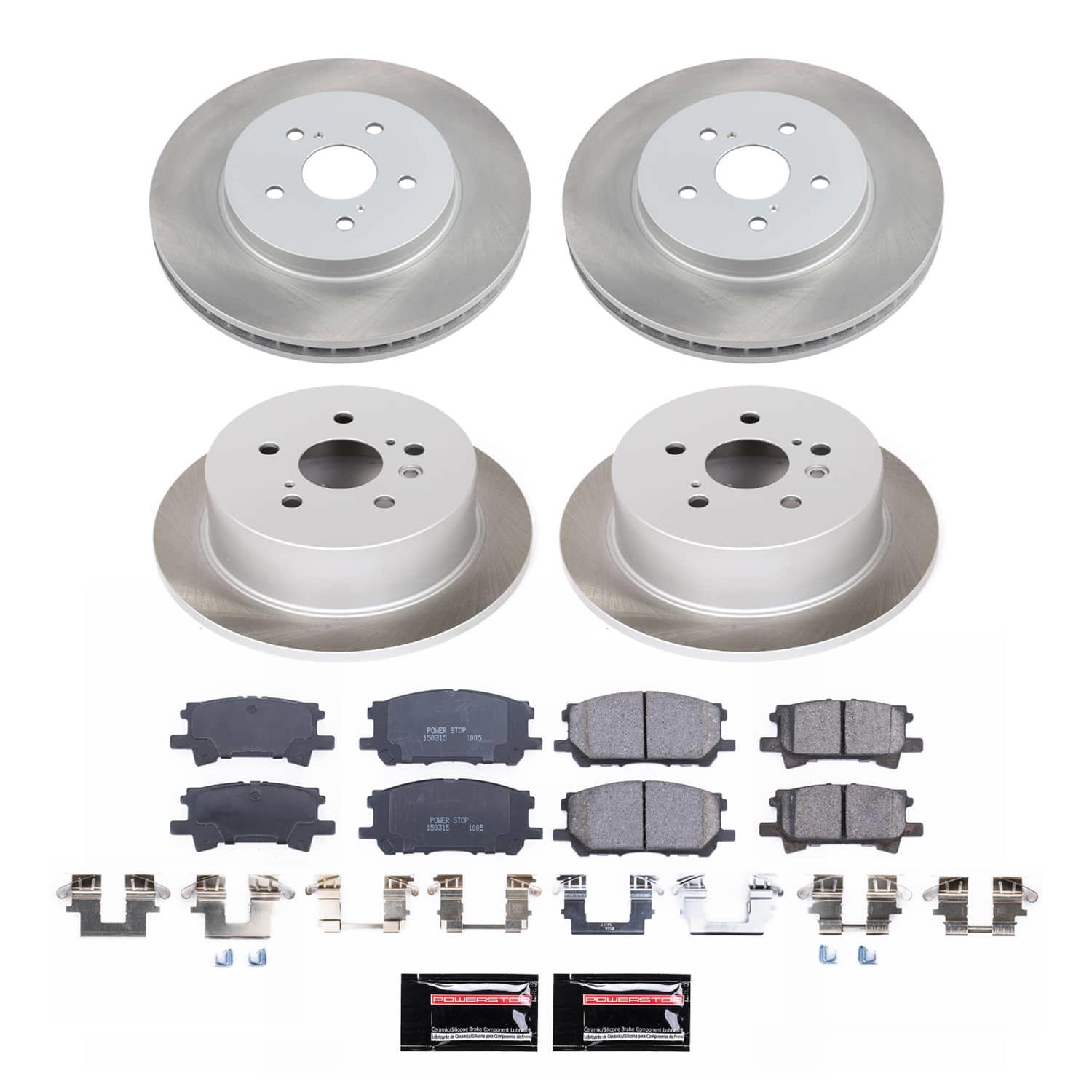 Power Stop 04-06 Lexus RX330 Front and Rear Semi-Coated Rotor Kit (1x psbSC196, 1x psbSC5333) thumbnail 5