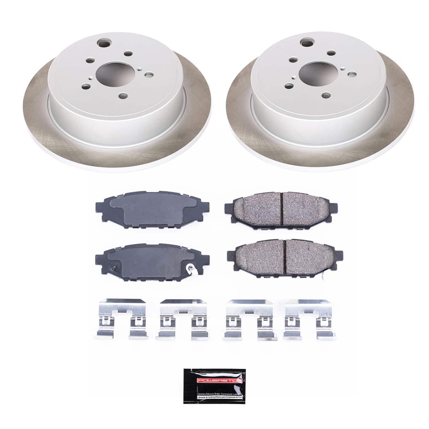 Power Stop 10-14 Subaru Outback Rear Semi-Coated Rotor Kit thumbnail 5