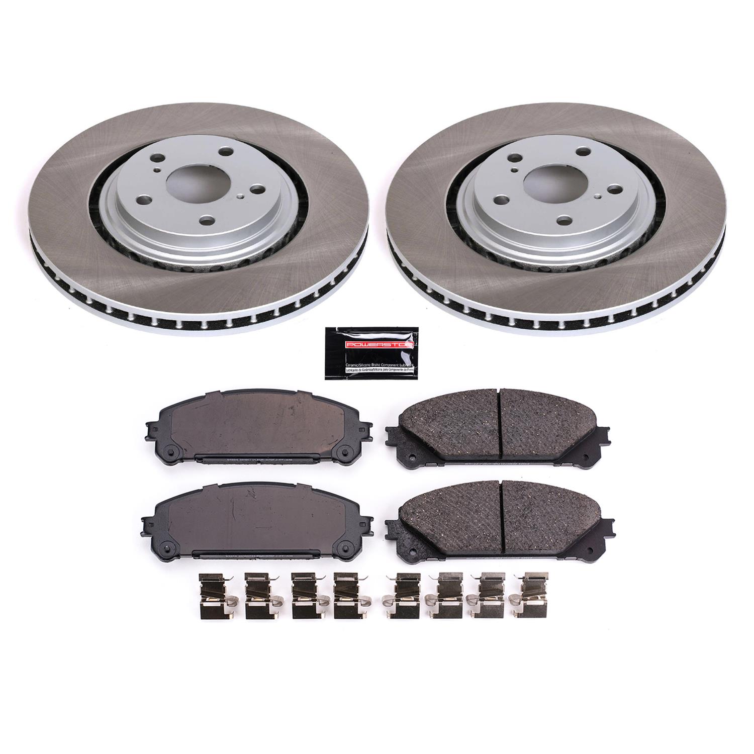 Power Stop 10-15 Lexus RX350 Front and Rear Semi-Coated Rotor Kit (1x psbSC4713, 1x psbSC5864) thumbnail 7