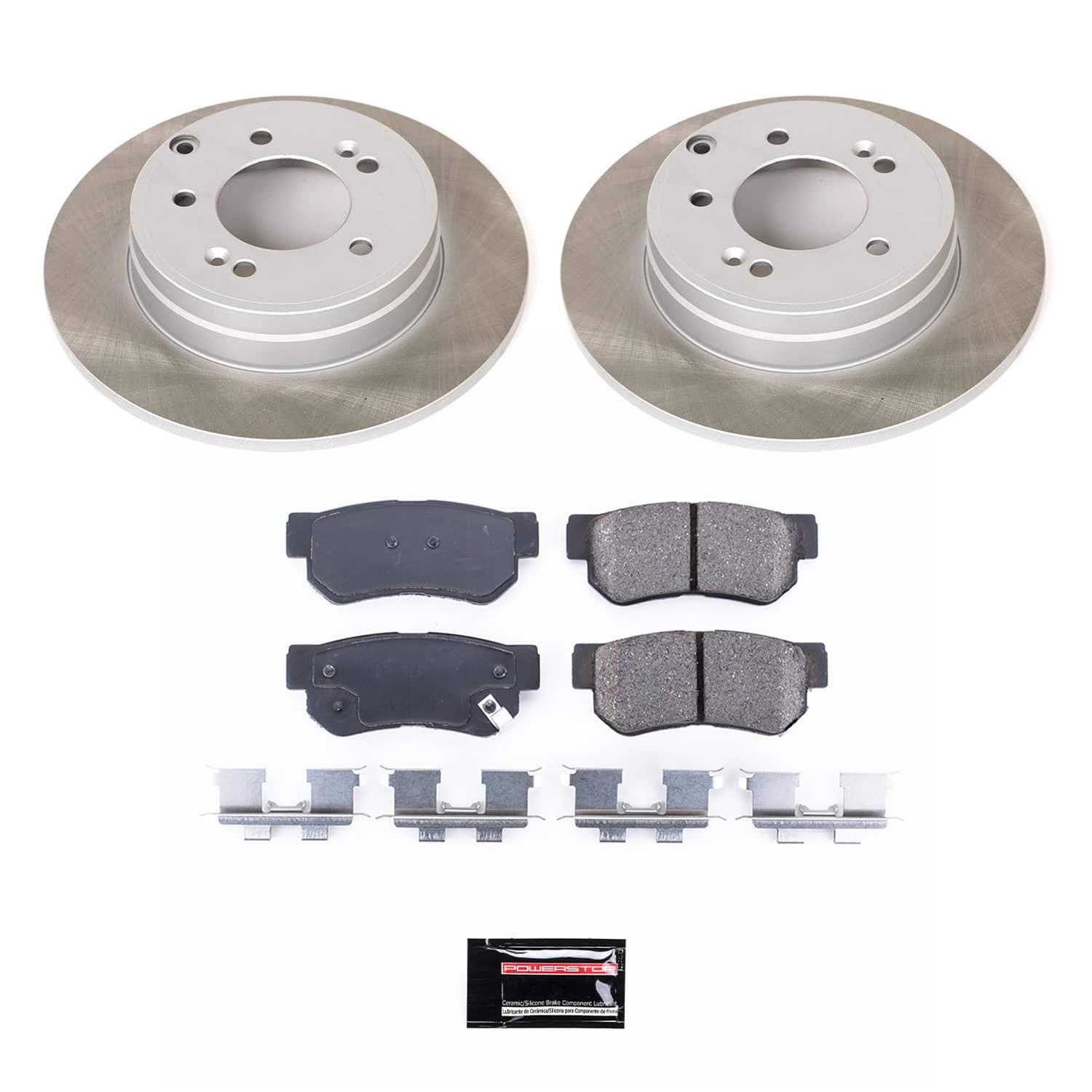 Power Stop 06-08 Hyundai Sonata Rear Semi-Coated Rotor Kit thumbnail 5