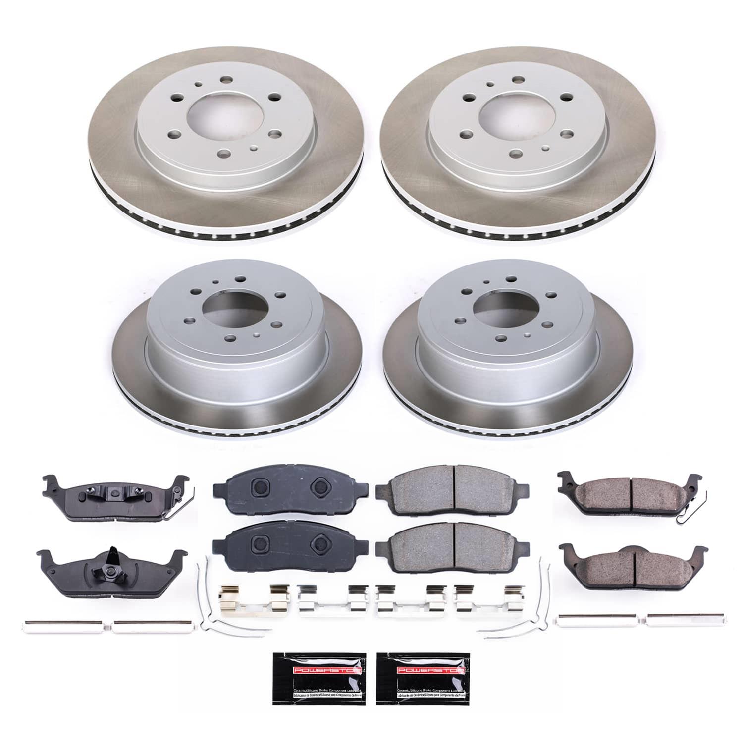 Power Stop 2009 Ford F-150 Front and Rear Semi-Coated Rotor Kit (1x psbSC1950, 1x psbSC5336) thumbnail 5