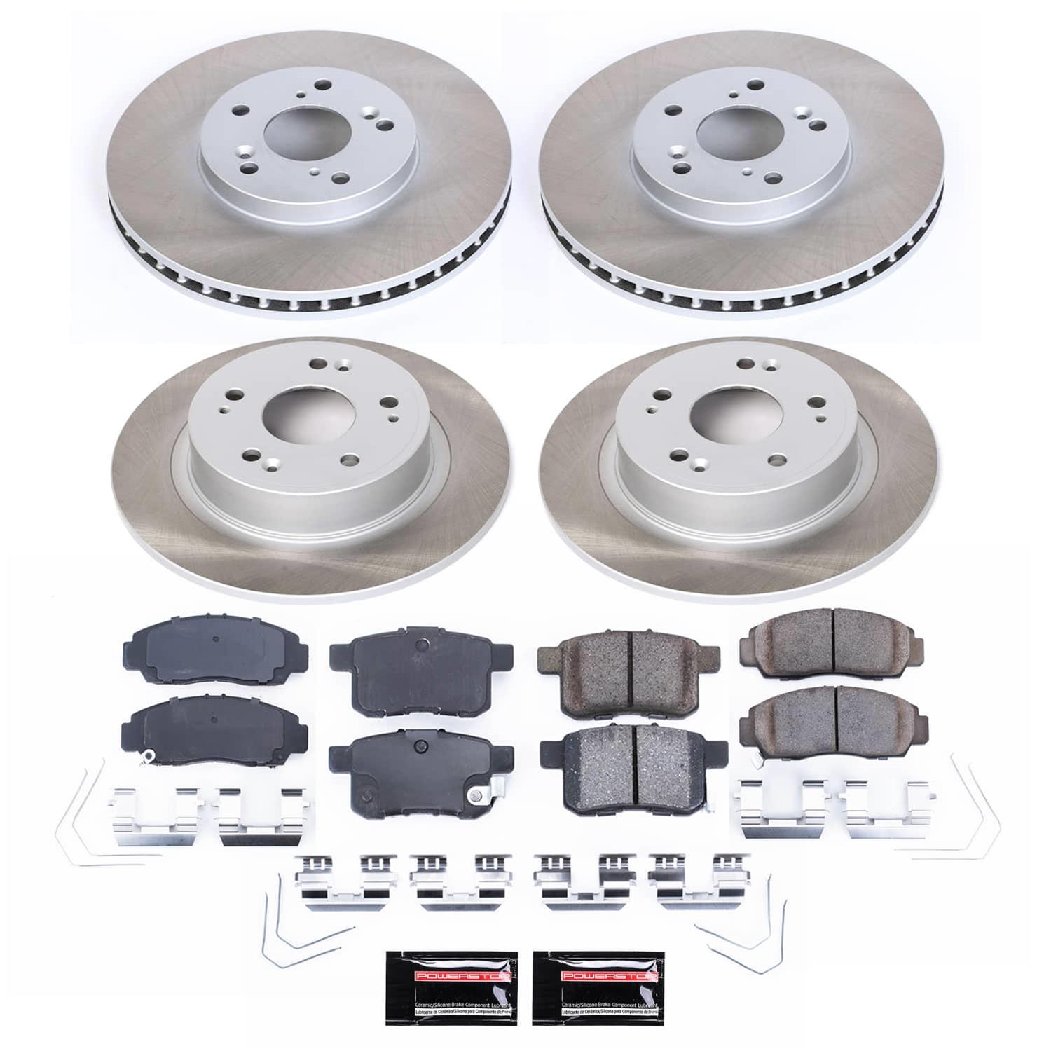 Power Stop 11-14 Acura TSX Front and Rear Semi-Coated Rotor Kit (1x psbSC5368, 1x psbSC5392) thumbnail 5