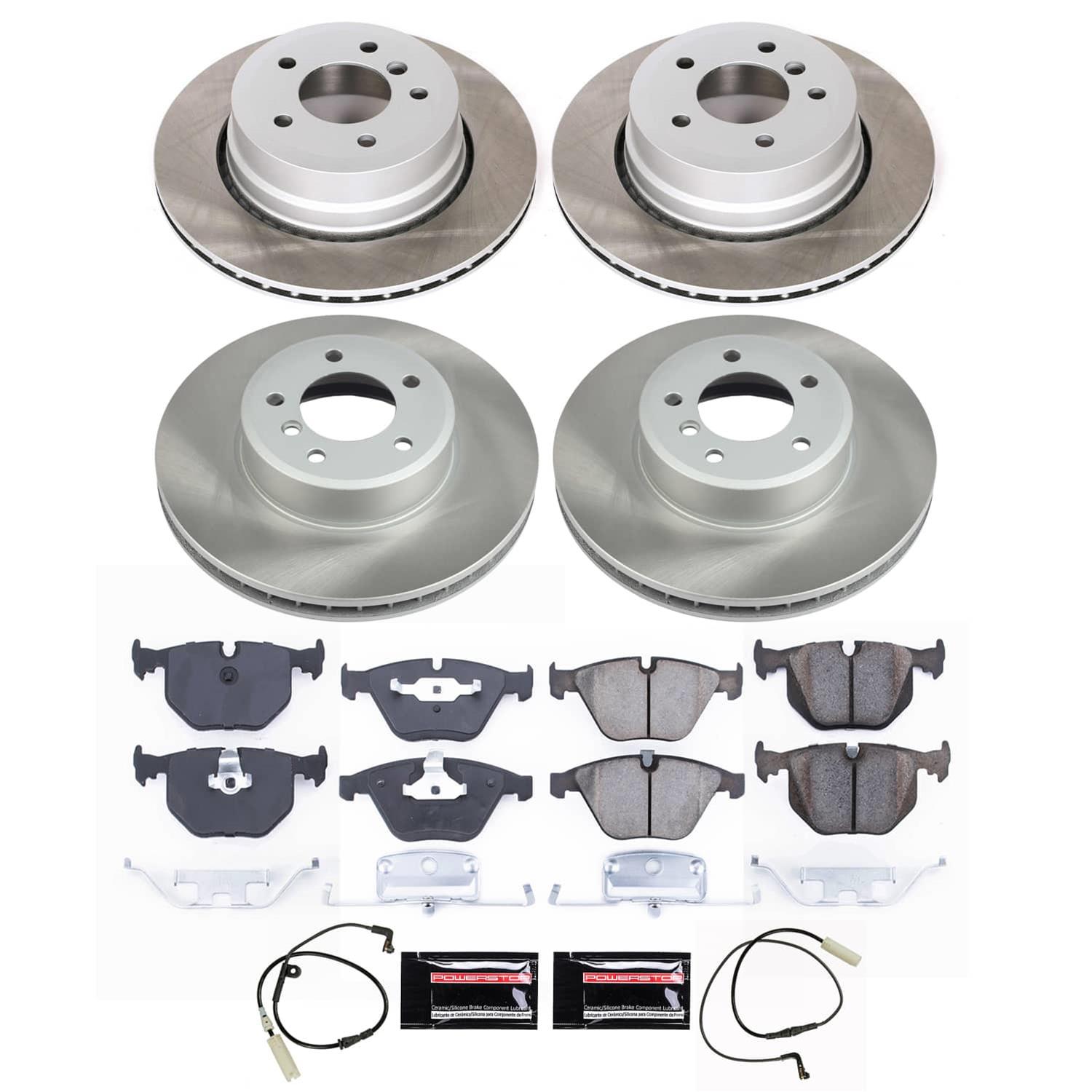 Power Stop 06-07 BMW 530xi Front and Rear Semi-Coated Rotor Kit (1x psbSC2110, 1x psbSC5492) thumbnail 5