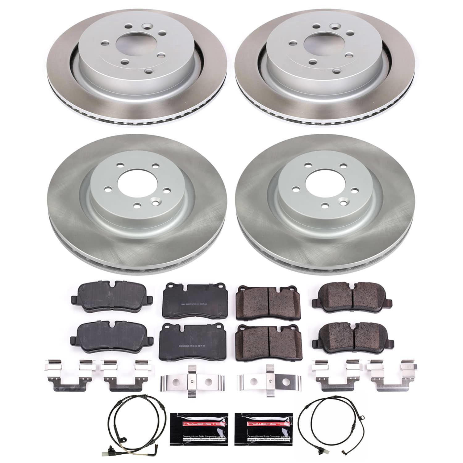 Power Stop 06-09 Land Rover Range Rover Sport Front and Rear Semi-Coated Rotor Kit (1x psbSC5422, 1x psbSC6564) thumbnail 5