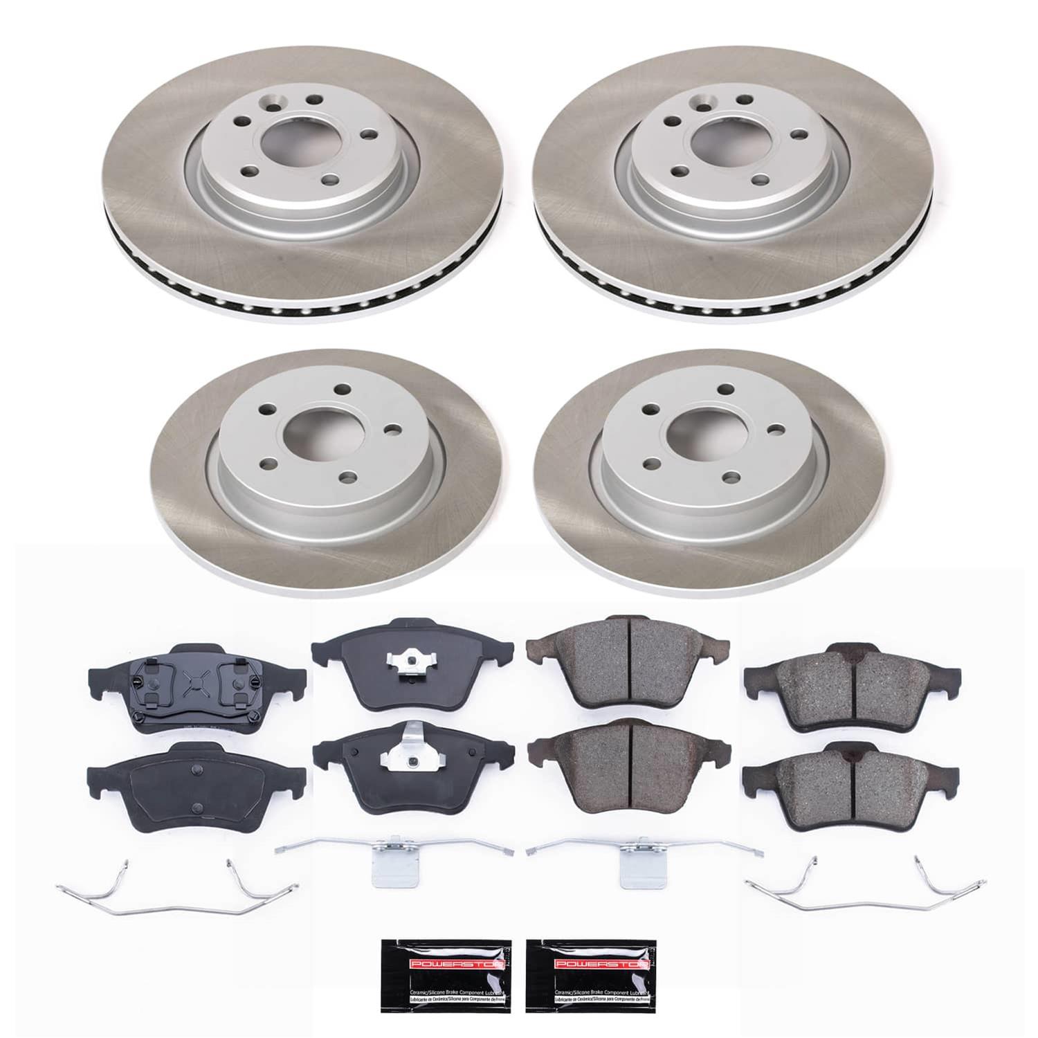 Power Stop 04-05 Volvo S40 Front and Rear Semi-Coated Rotor Kit (1x psbSC5309, 1x psbSC5430) thumbnail 5