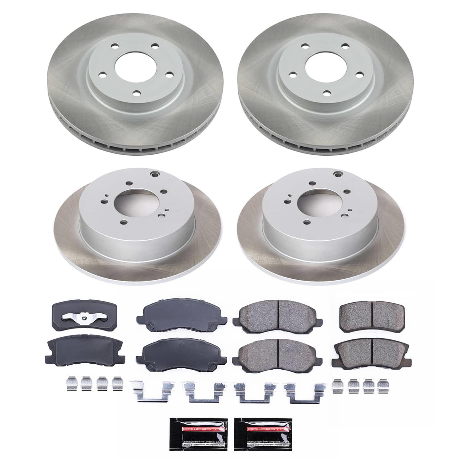 Power Stop 07-13 Mitsubishi Outlander Front and Rear Semi-Coated Rotor Kit (1x psbSC3032, 1x psbSC5499) thumbnail 5