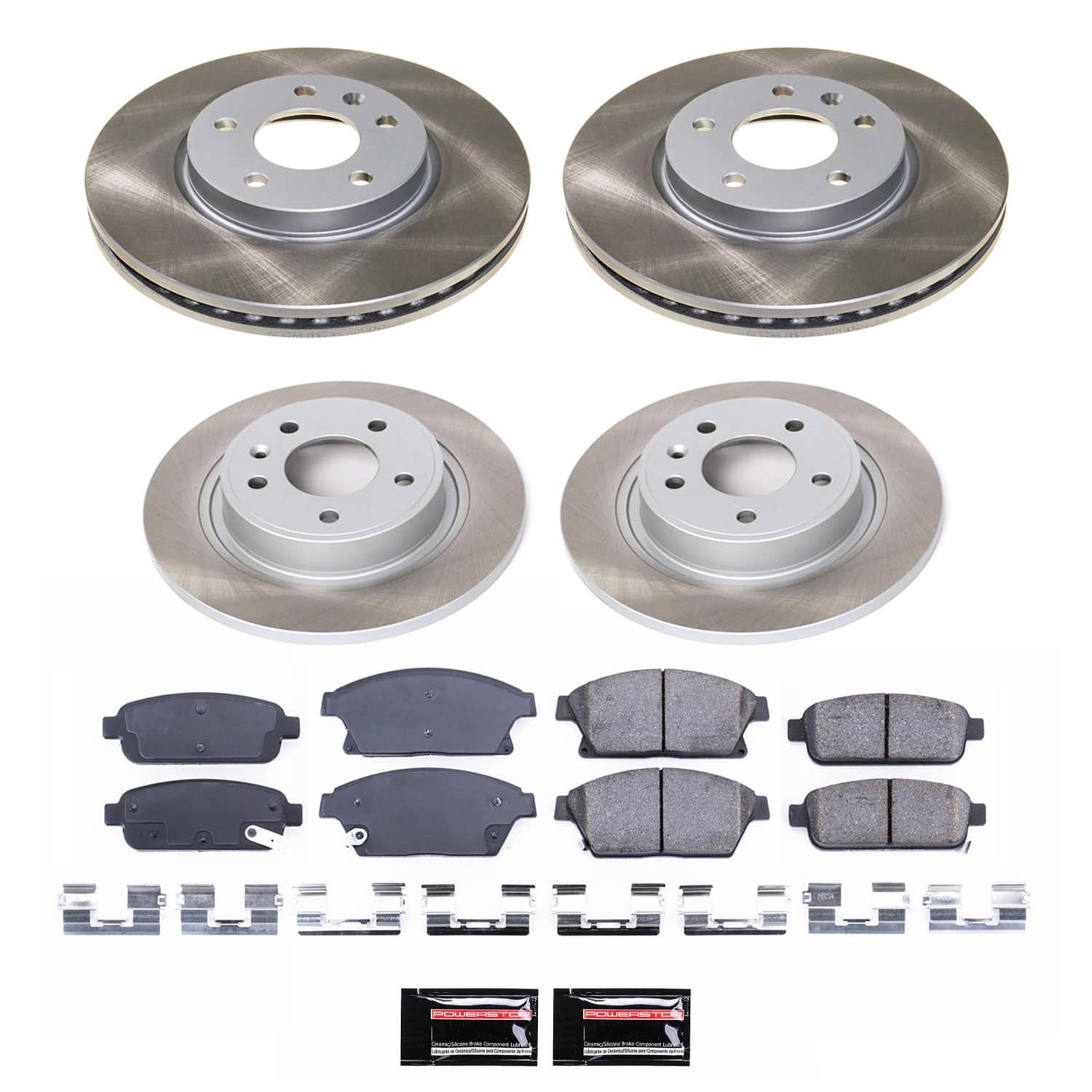 Power Stop 12-17 Buick Verano Front and Rear Semi-Coated Rotor Kit (1x psbSC5552, 1x psbSC5554) thumbnail 5