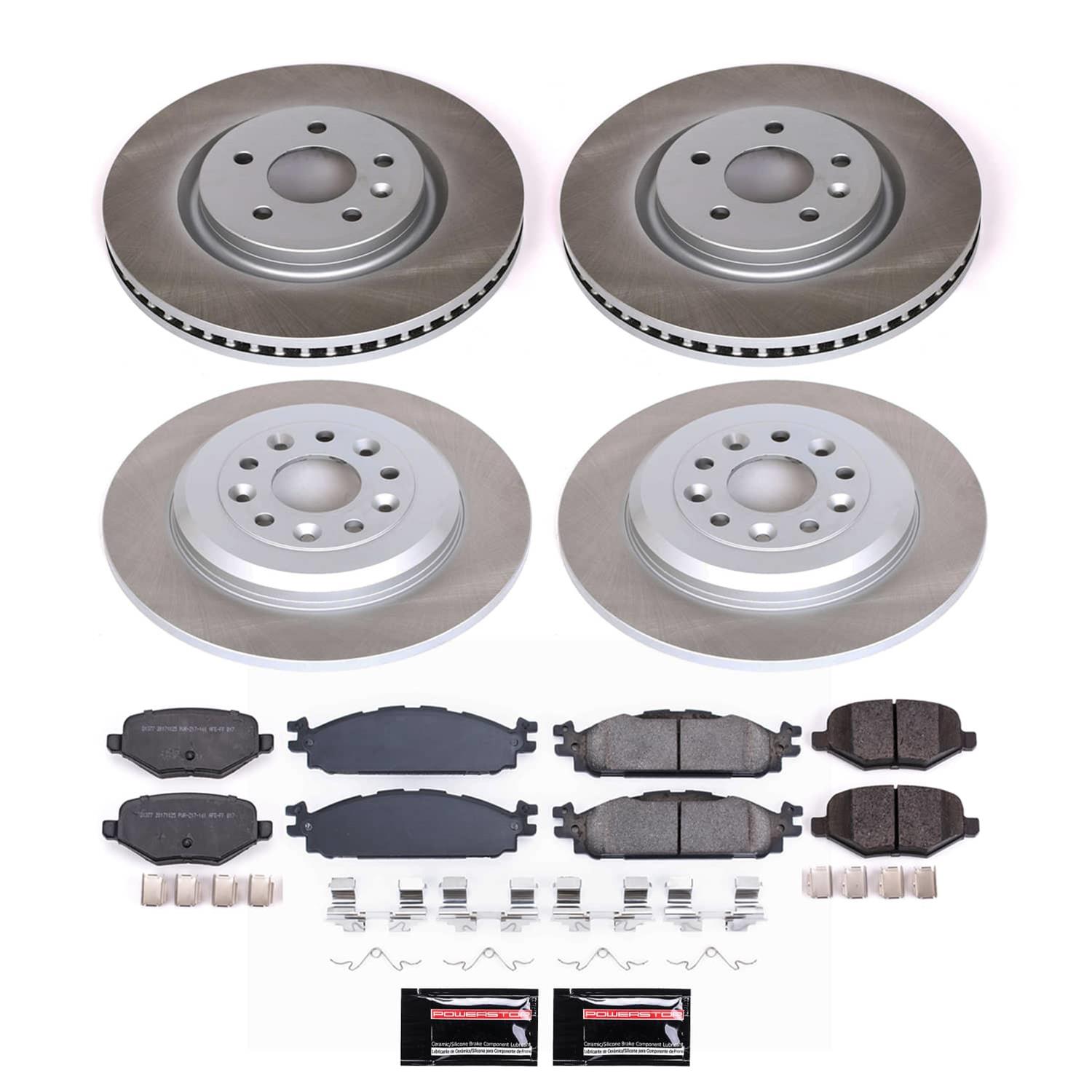 Power Stop 11-19 Ford Explorer Front and Rear Semi-Coated Rotor Kit (1x psbSC4744, 1x psbSC5583) thumbnail 6