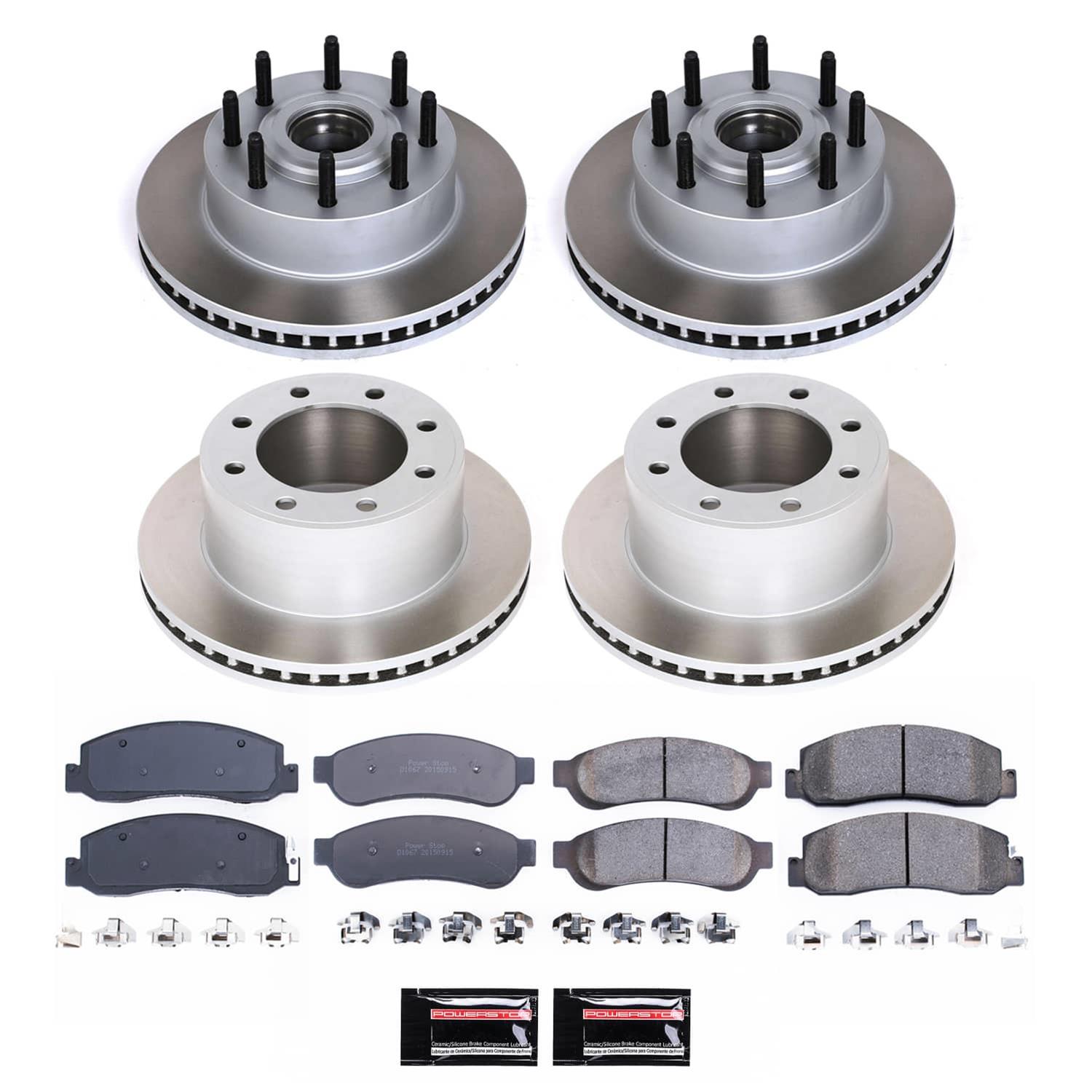 Power Stop 09-10 Ford F-250 Super Duty Front and Rear Semi-Coated Rotor Kit (1x psb17-1333, 2x psbAR85138SCR, 1x psbSC1798) thumbnail 5