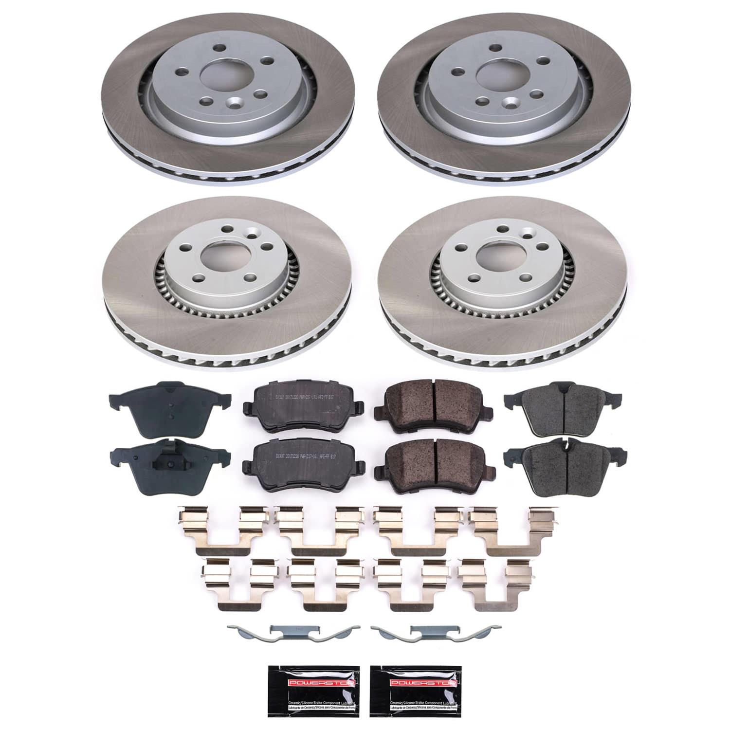 Power Stop 11-14 Volvo S60 Front and Rear Semi-Coated Rotor Kit (1x psbSC4702, 1x psbSC5613) thumbnail 5