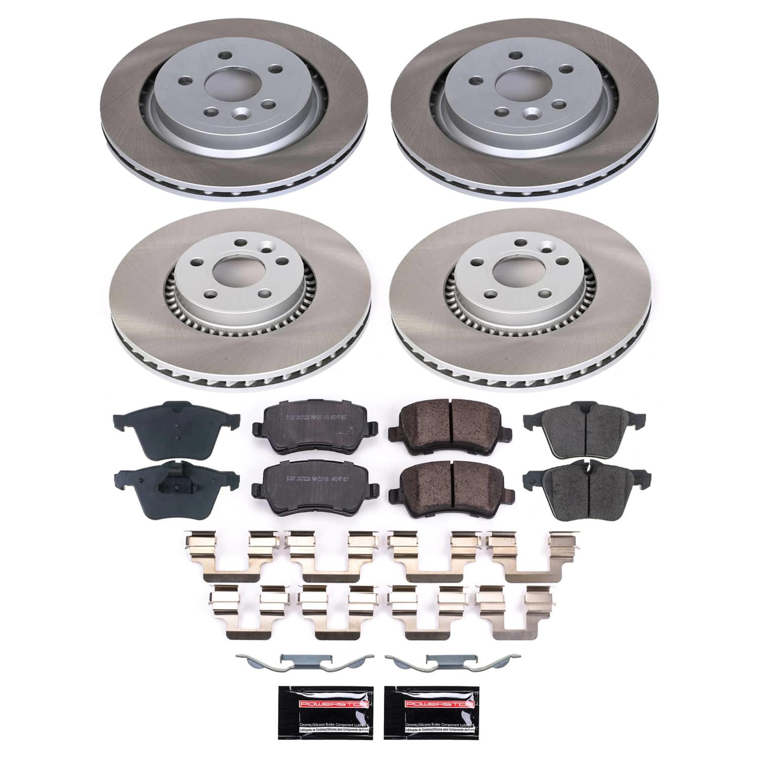 Power Stop 11-14 Volvo S60 Front and Rear Semi-Coated Rotor Kit (1x psbSC4704, 1x psbSC5613) thumbnail 5