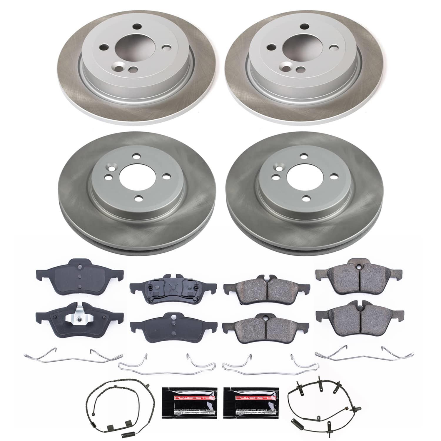 Power Stop 02-06 Mini Cooper Front and Rear Semi-Coated Rotor Kit (1x psbSC5724, 1x psbSC5726) thumbnail 5