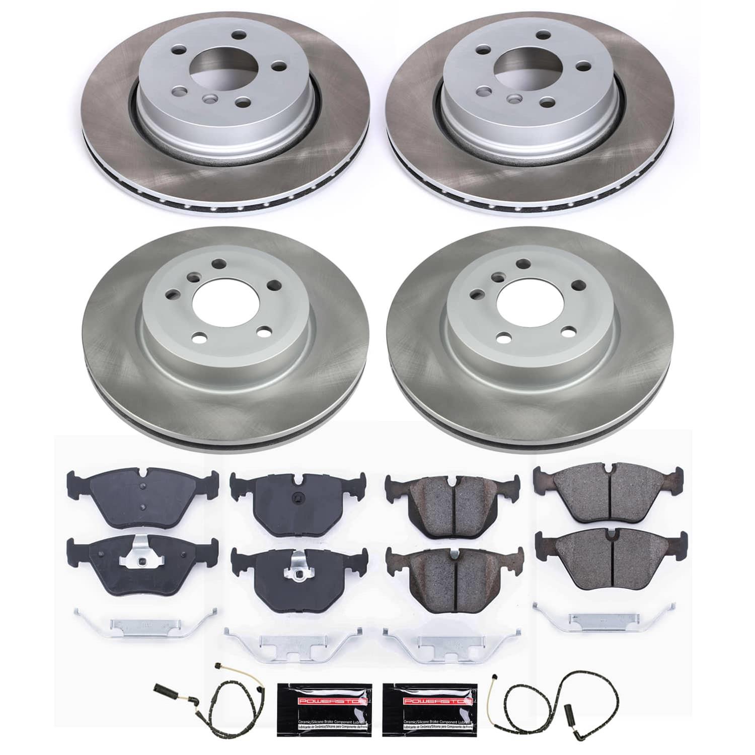 Power Stop 04-10 BMW X3 Front and Rear Semi-Coated Rotor Kit (1x psbSC5298, 1x psbSC5738) thumbnail 5