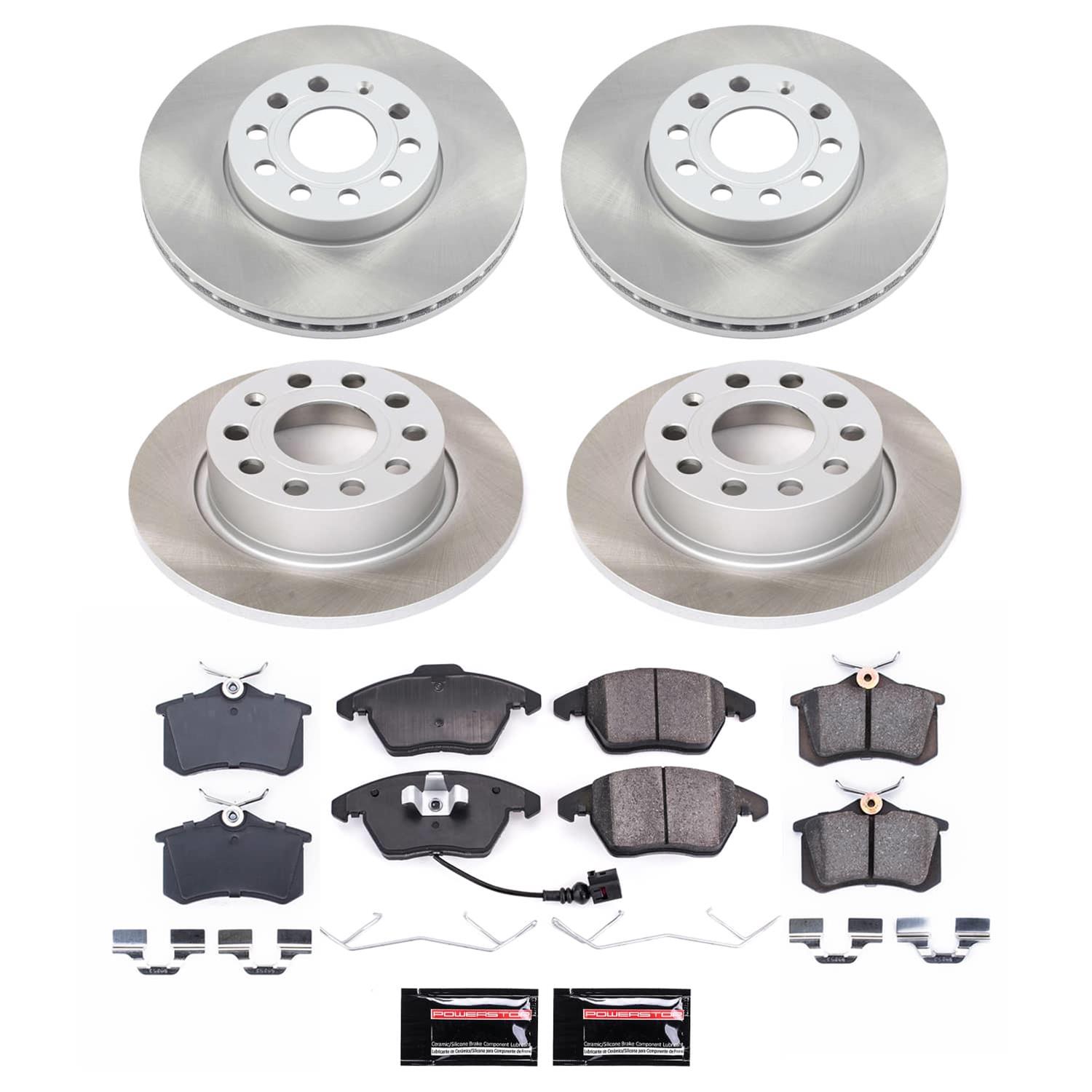 Power Stop 10-13 Audi A3 Front and Rear Semi-Coated Rotor Kit (1x psbSC4623, 1x psbSC5671) thumbnail 5
