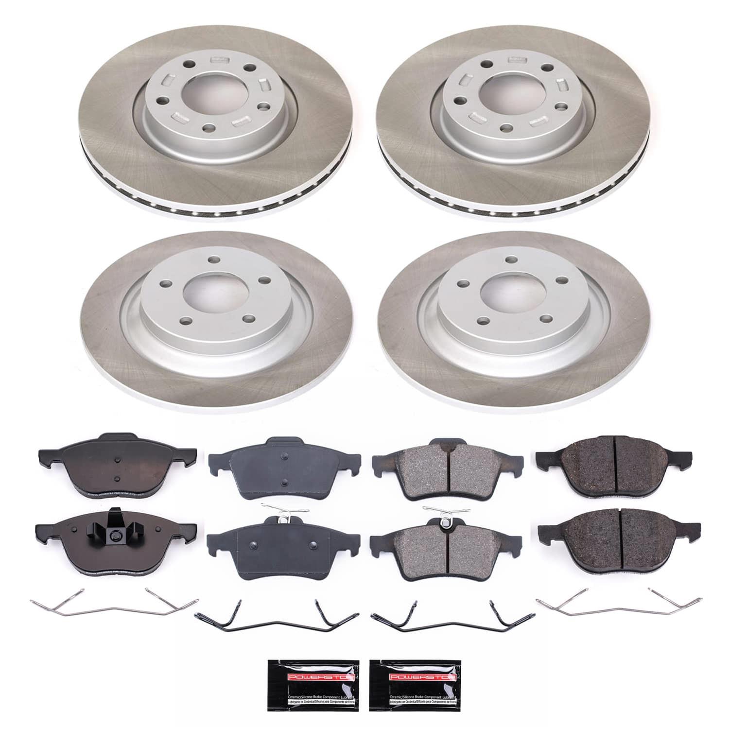 Power Stop 08-10 Mazda 5 Front and Rear Semi-Coated Rotor Kit (1x psbSC125, 1x psbSC5842) thumbnail 5