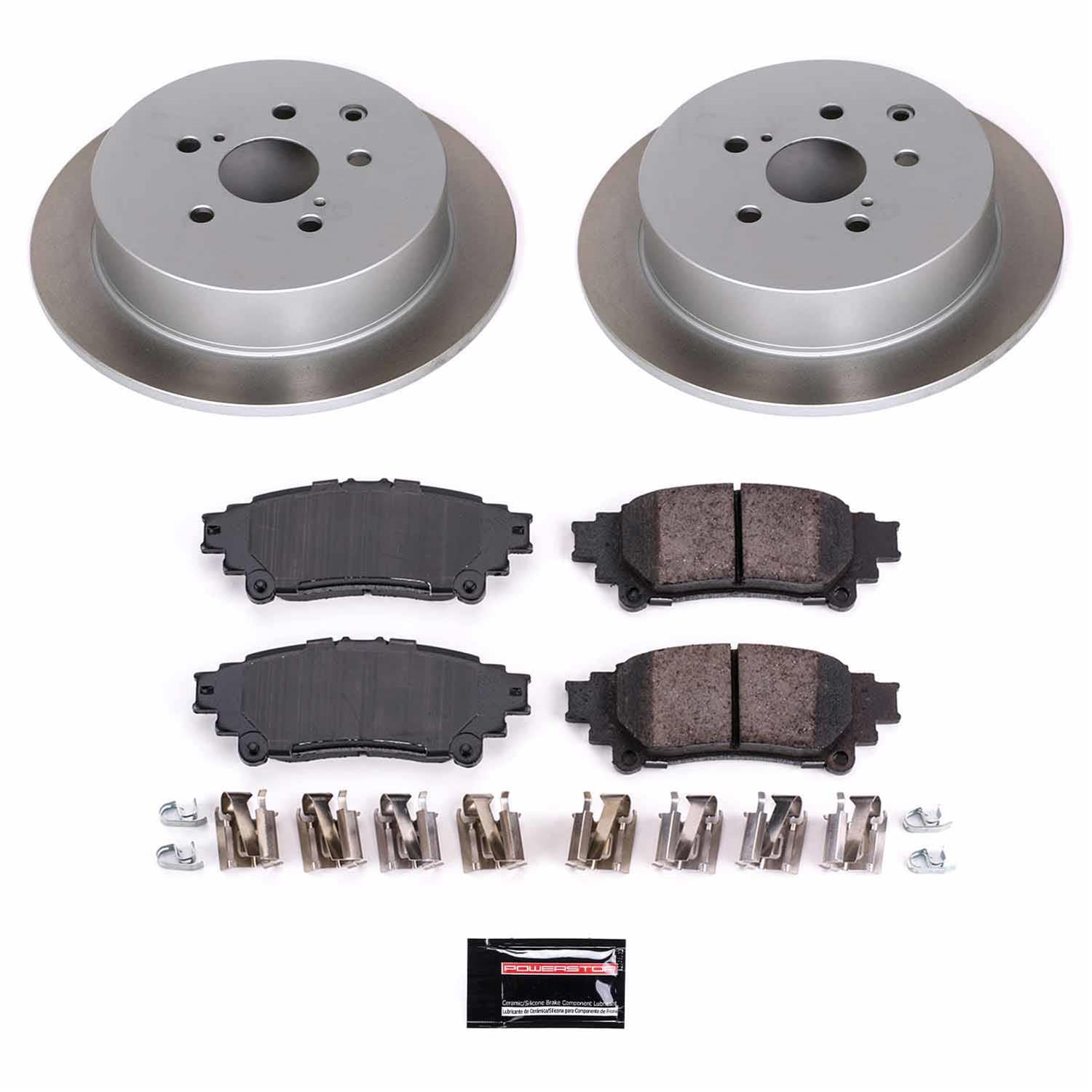 Power Stop 10-15 Lexus RX350 Front and Rear Semi-Coated Rotor Kit (1x psbSC4713, 1x psbSC5864) thumbnail 8