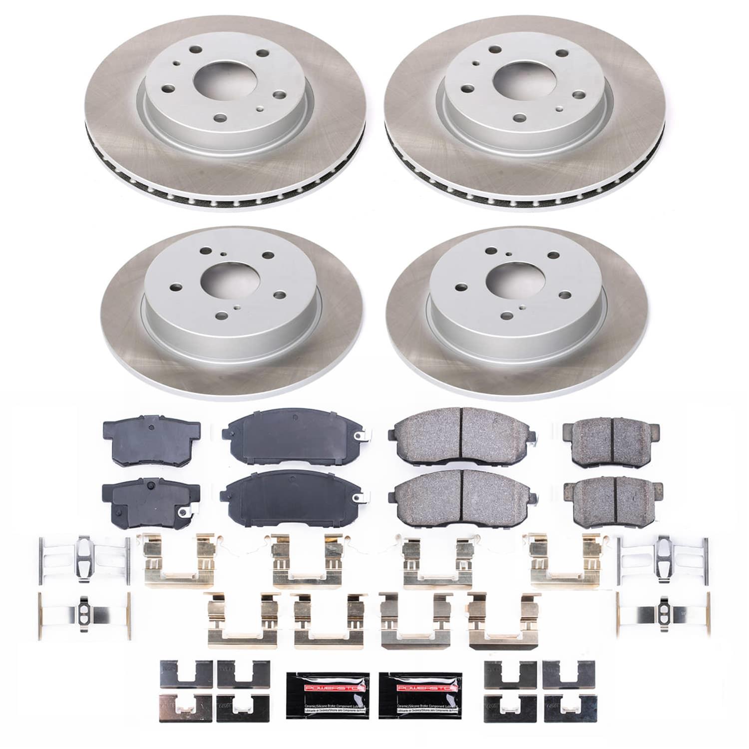 Power Stop 07-13 Suzuki SX4 Front and Rear Semi-Coated Rotor Kit (1x psbSC5887, 1x psbSC5889) thumbnail 5