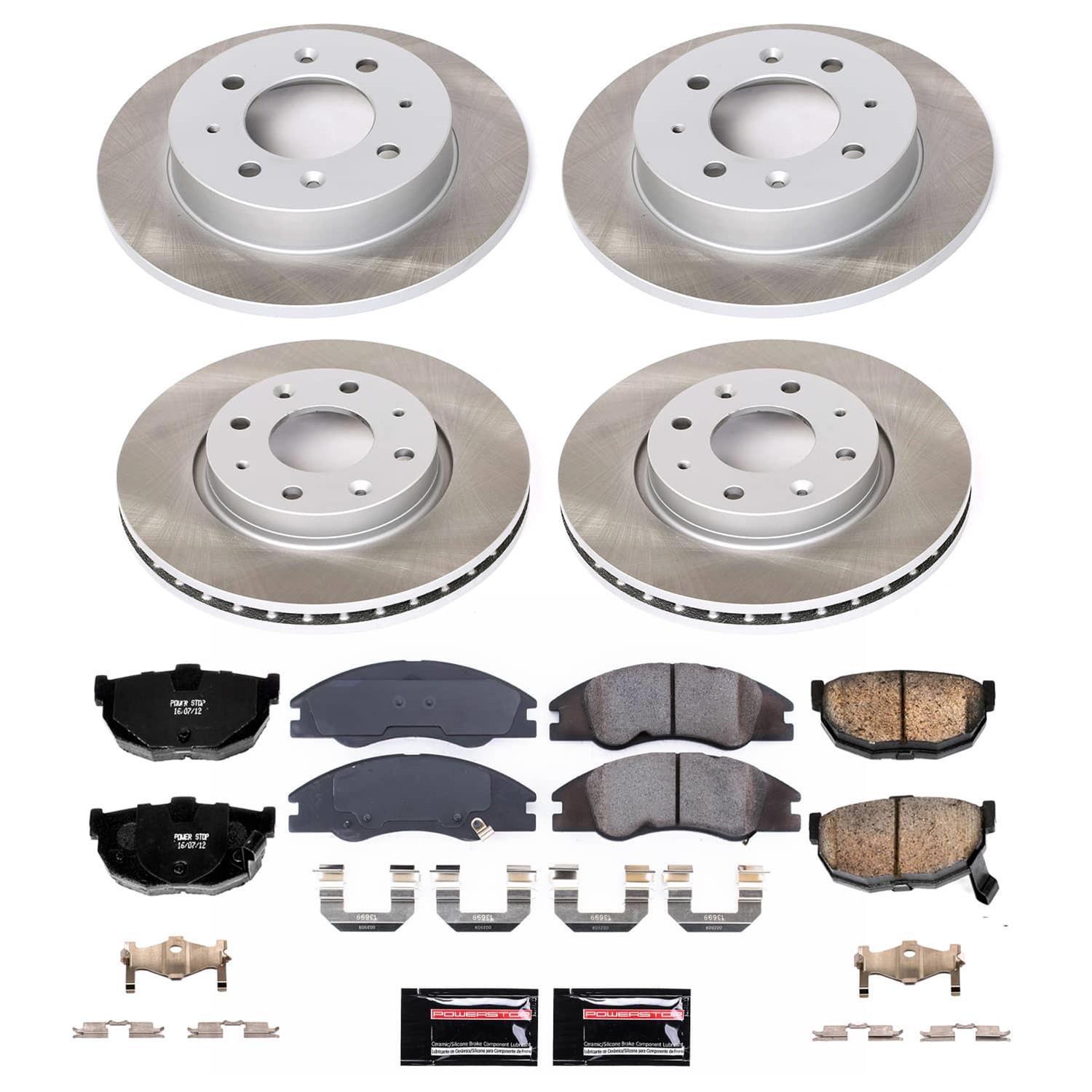 Power Stop 04-09 Kia Spectra Front and Rear Semi-Coated Rotor Kit (1x psbSC5903, 1x psbSC5905) thumbnail 4