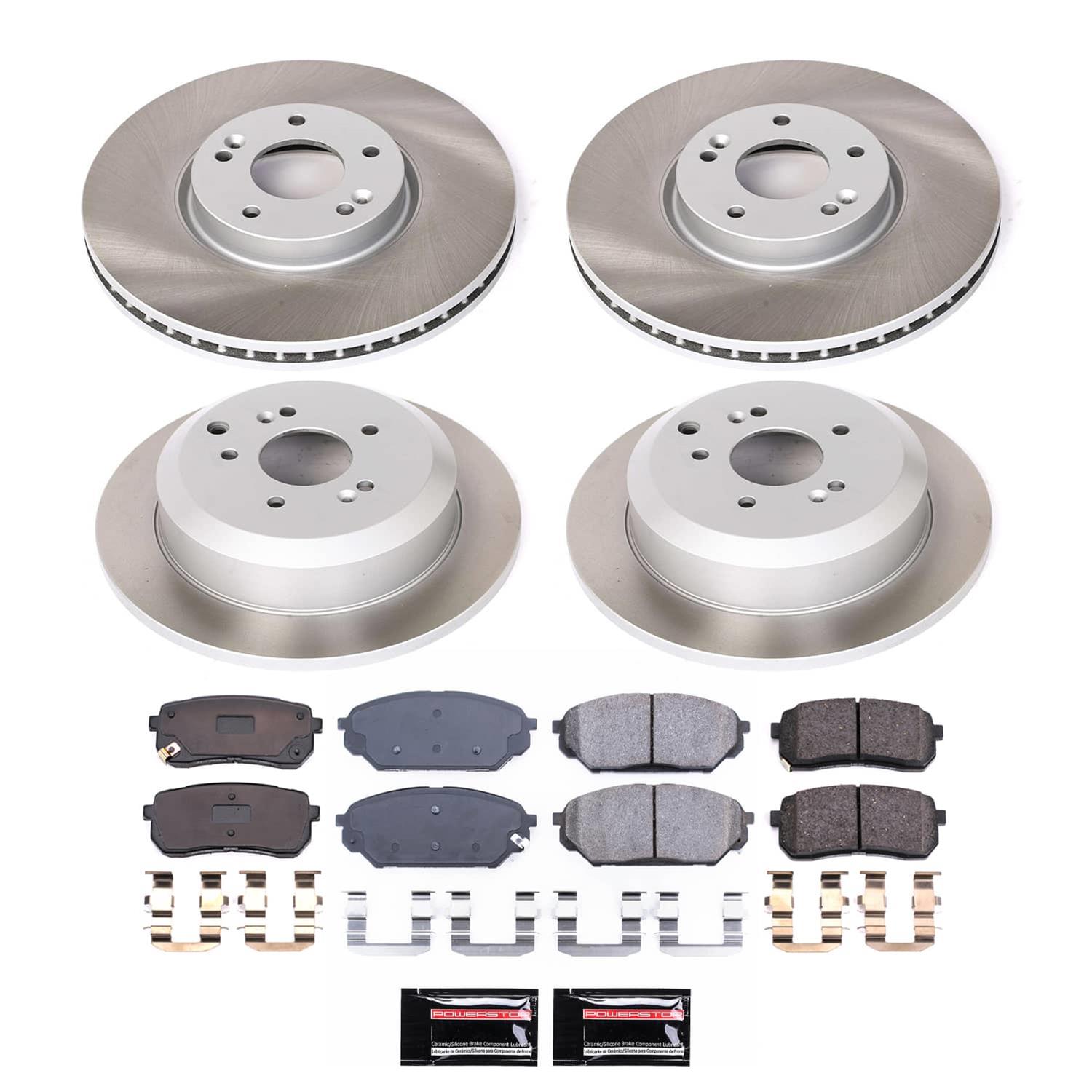 Power Stop 07-12 Hyundai Veracruz Front and Rear Semi-Coated Rotor Kit (1x psbSC5918, 1x psbSC5920) thumbnail 5