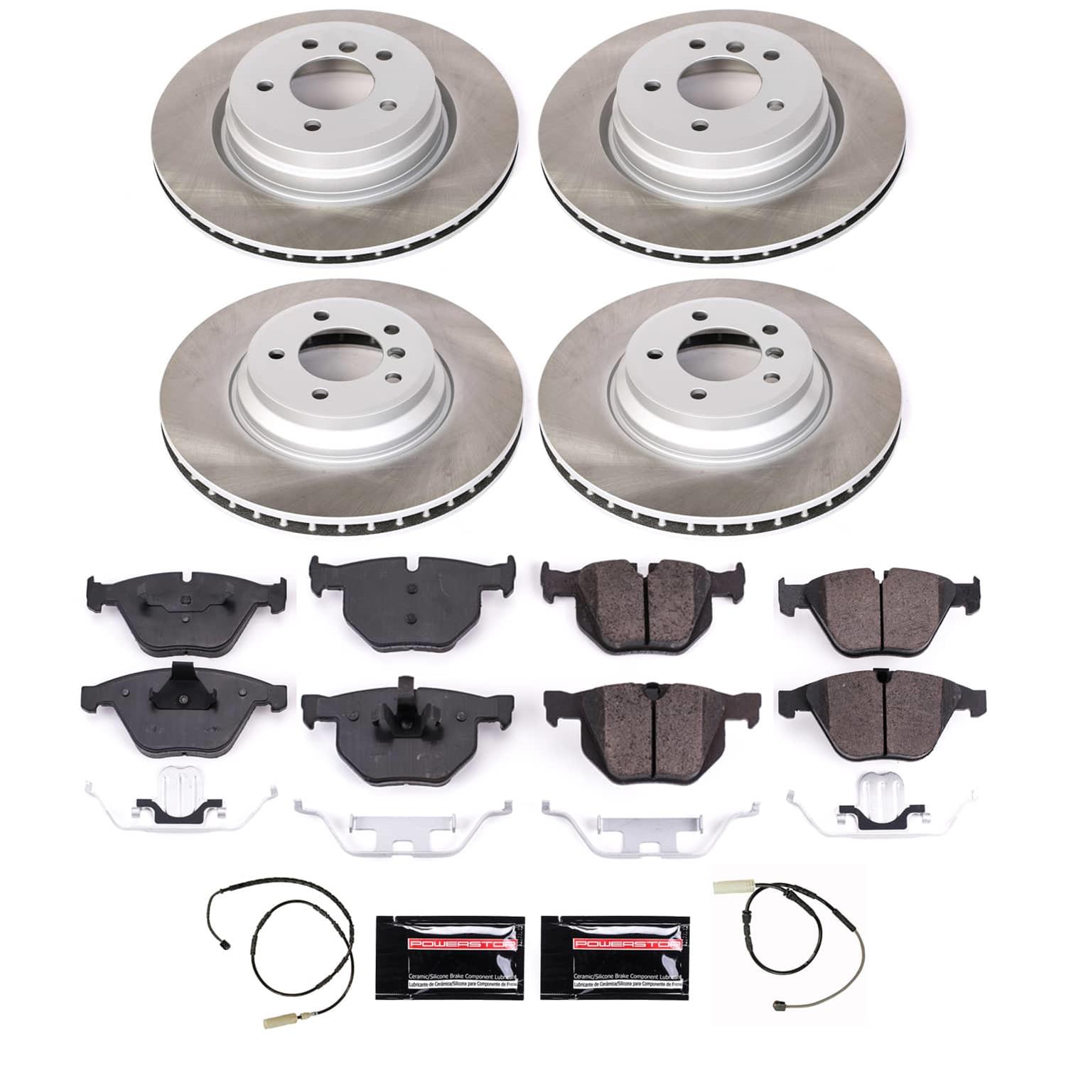Power Stop 2011 BMW 335d Front and Rear Semi-Coated Rotor Kit (1x psbSC5982, 1x psbSC6055) thumbnail 5