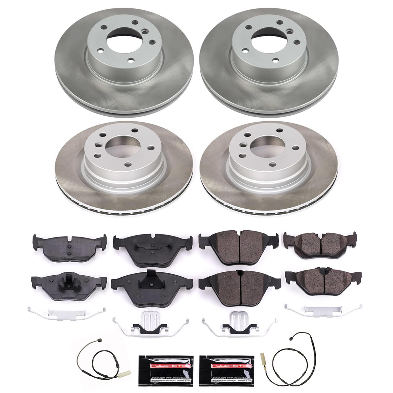 Power Stop 11-13 BMW 328i Front and Rear Semi-Coated Rotor Kit (1x psbSC5981, 1x psbSC8823) thumbnail 5