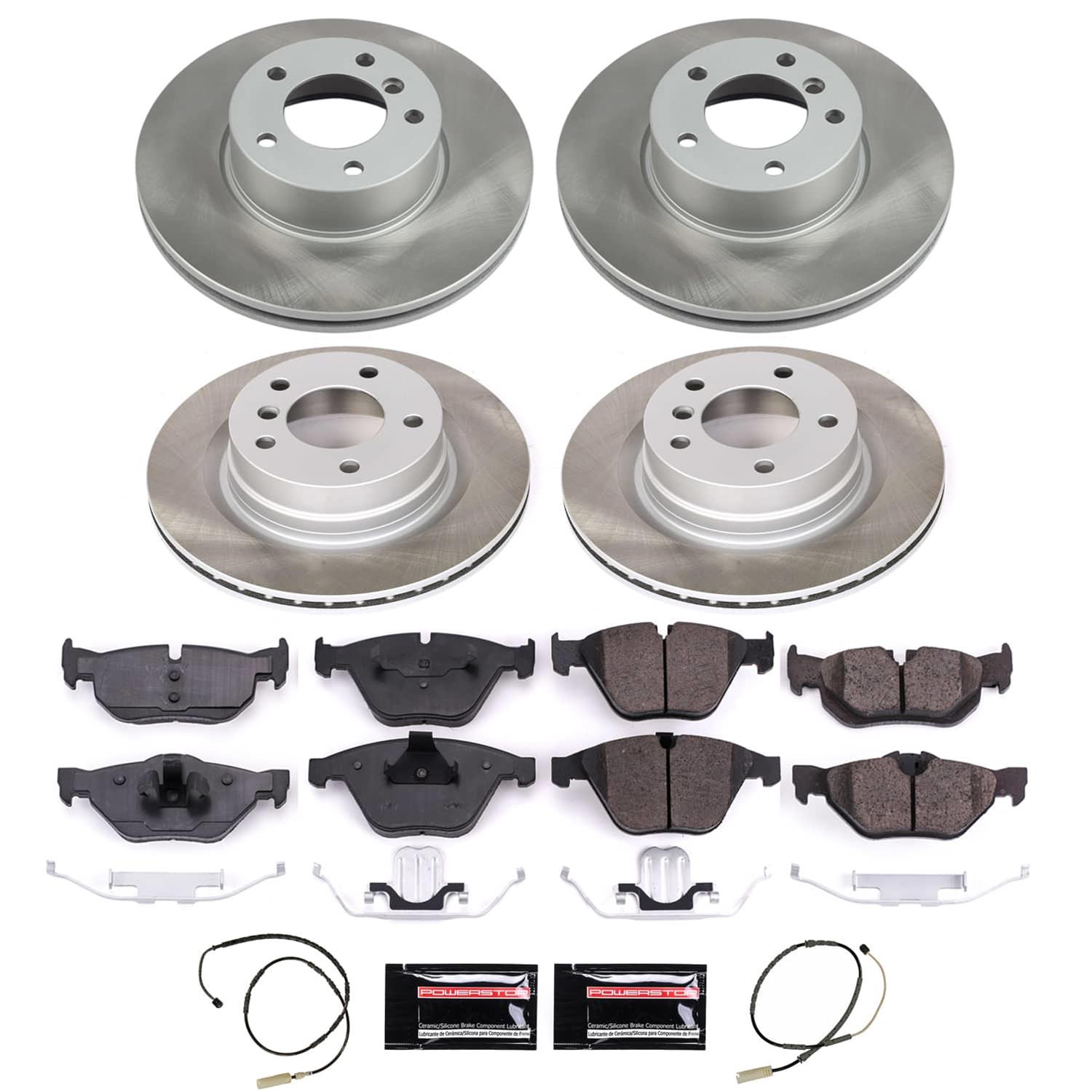 Power Stop 11-13 BMW 328i xDrive Front and Rear Semi-Coated Rotor Kit (1x psbSC5980, 1x psbSC6073) thumbnail 5