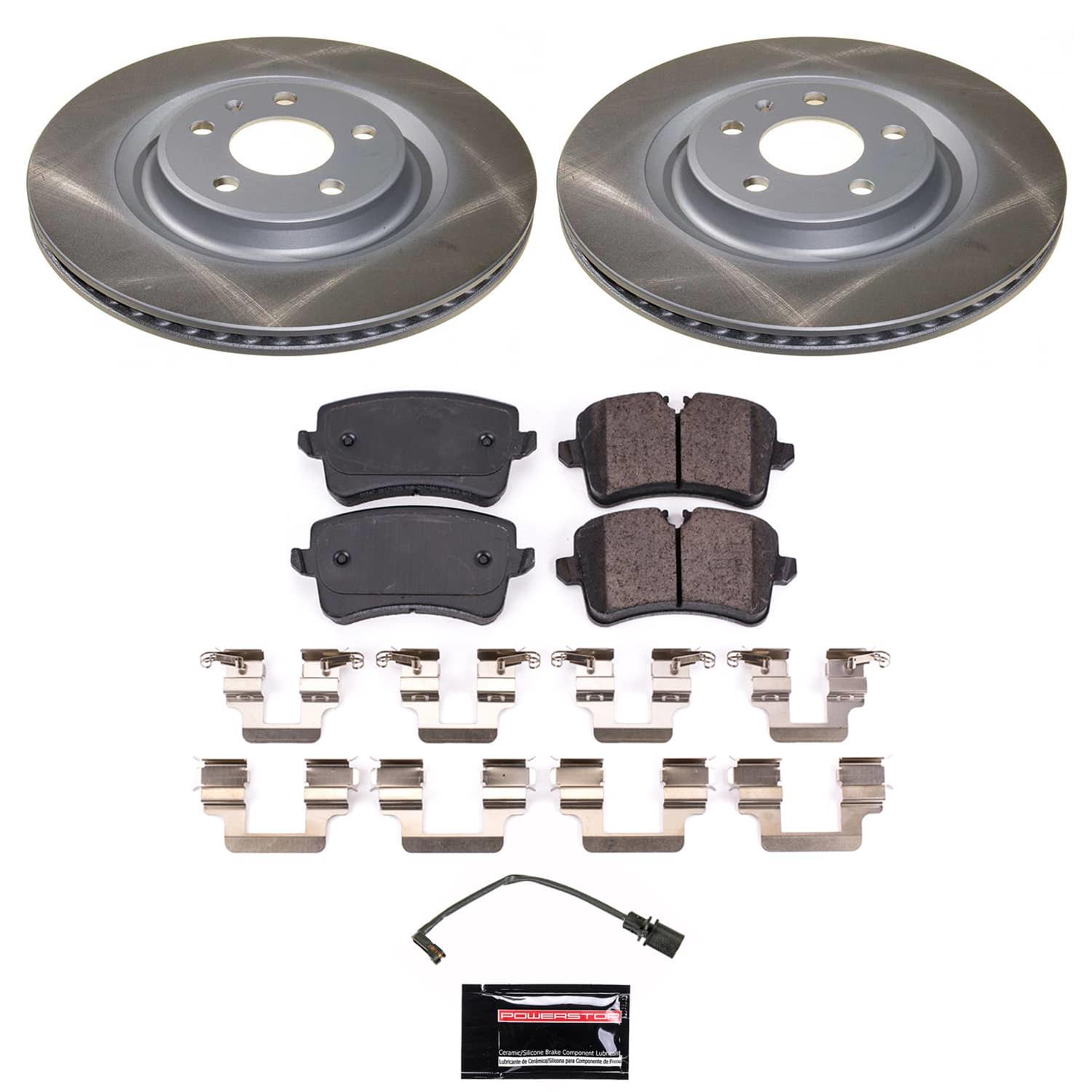 Power Stop 13-18 Audi A7 Quattro Rear Semi-Coated Rotor Kit thumbnail 5
