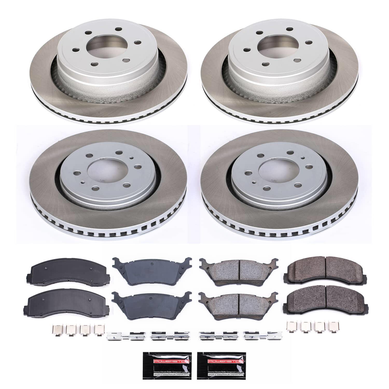 Power Stop 12-18 Ford F-150 Front and Rear Semi-Coated Rotor Kit (1x psbSC3167, 1x psbSC6271) thumbnail 4