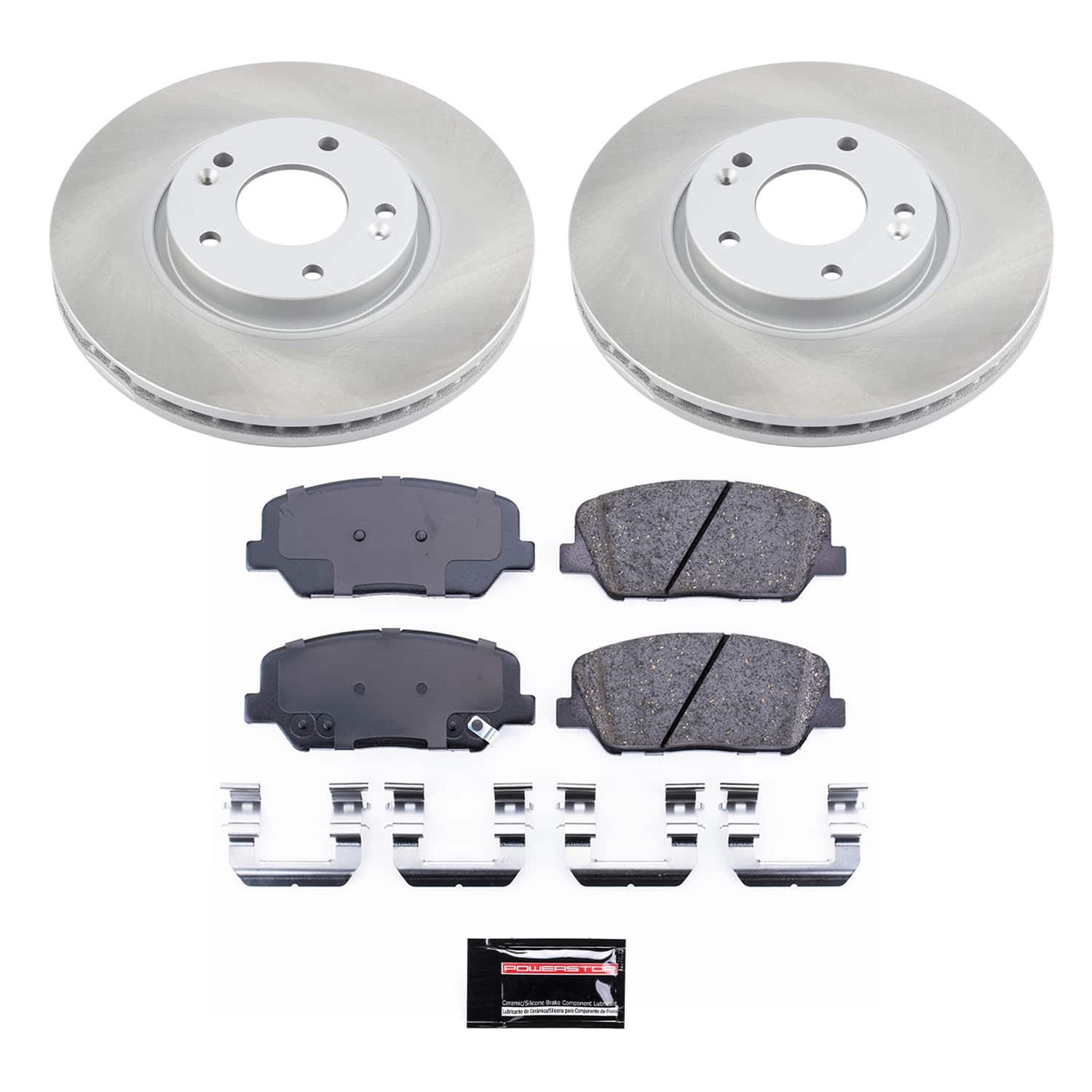 Power Stop 13-15 Hyundai Veloster Front Semi-Coated Rotor Kit thumbnail 5