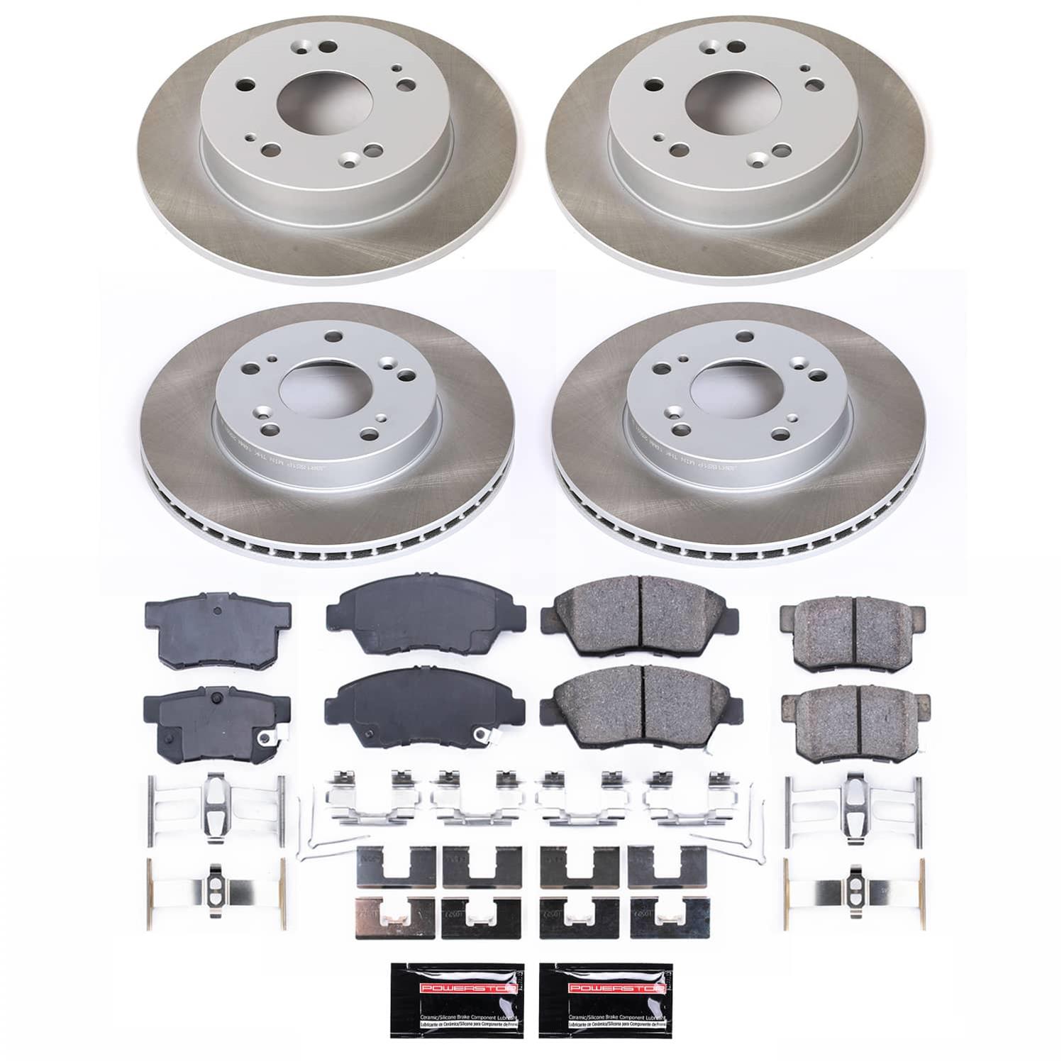 Power Stop 13-15 Acura ILX Front and Rear Semi-Coated Rotor Kit (1x psbSC1243, 1x psbSC6317) thumbnail 5