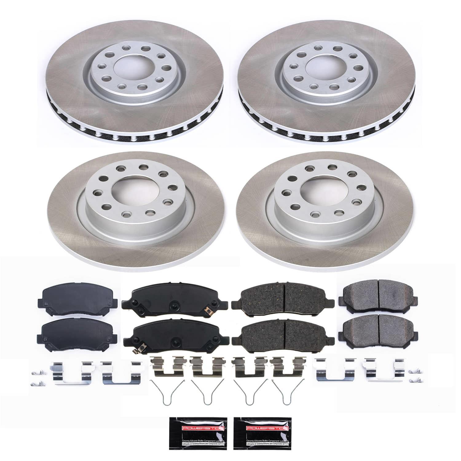 Power Stop 13-16 Dodge Dart Front and Rear Semi-Coated Rotor Kit (1x psbSC6371, 1x psbSC6372) thumbnail 5