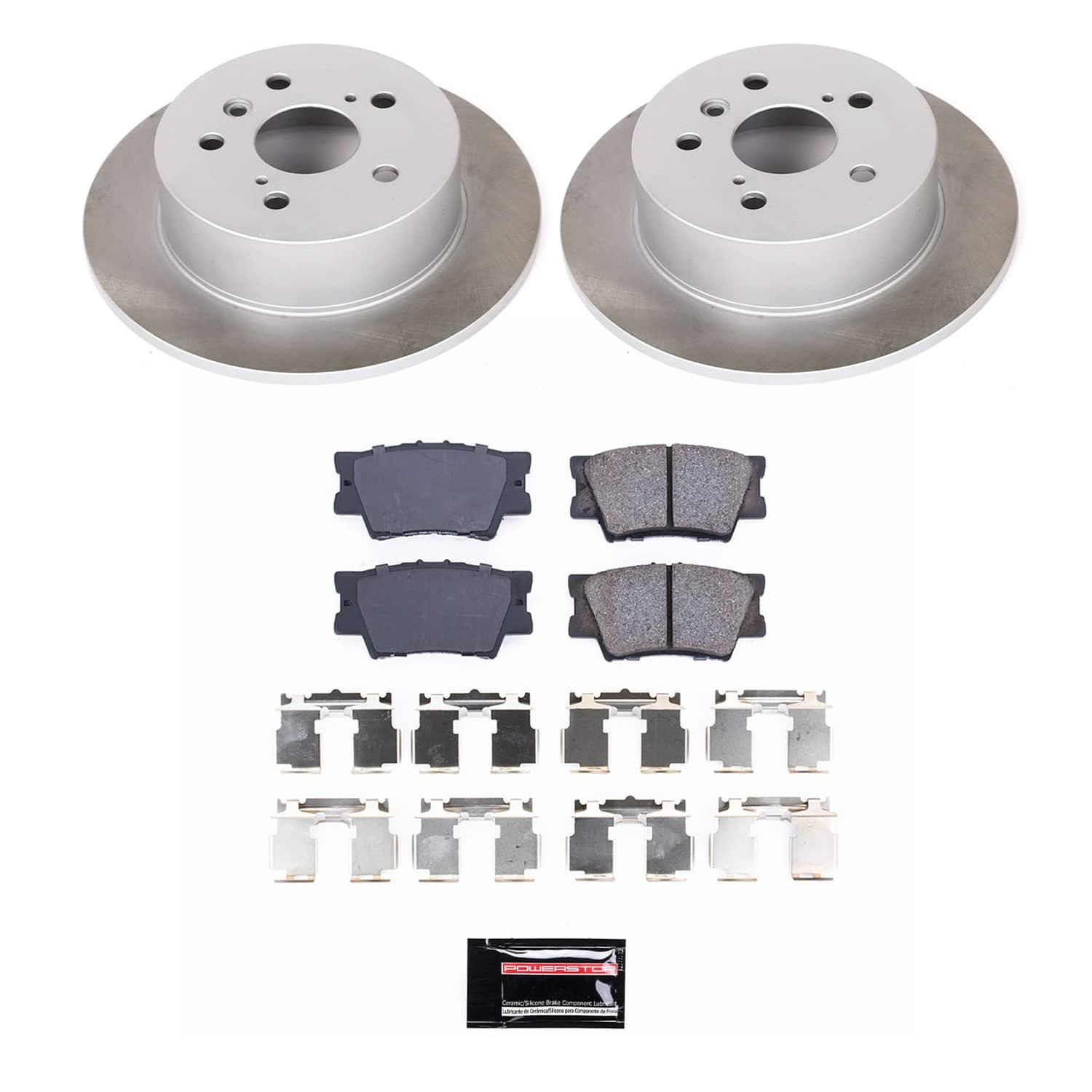 Power Stop 13-18 Lexus ES300h Front and Rear Semi-Coated Rotor Kit (1x psbSC3053, 1x psbSC6520) thumbnail 8