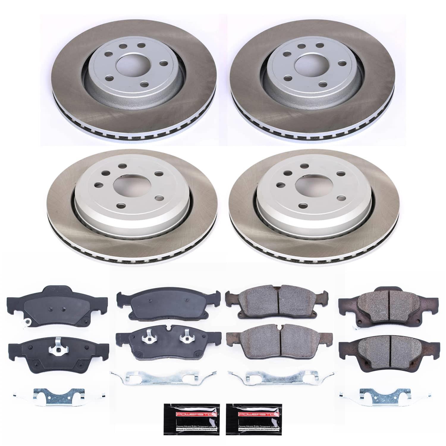 Power Stop 12-20 Dodge Durango Front and Rear Semi-Coated Rotor Kit (1x psbSC5953, 1x psbSC6536) thumbnail 5