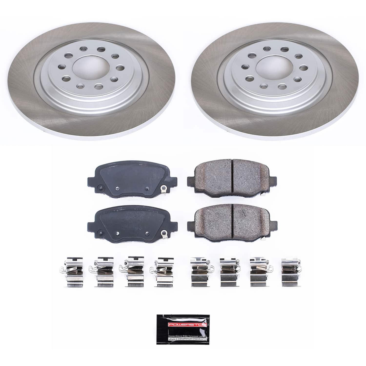 Power Stop 16-22 Jeep Cherokee Front and Rear Semi-Coated Rotor Kit (1x psbSC6542, 1x psbSC7414) thumbnail 8