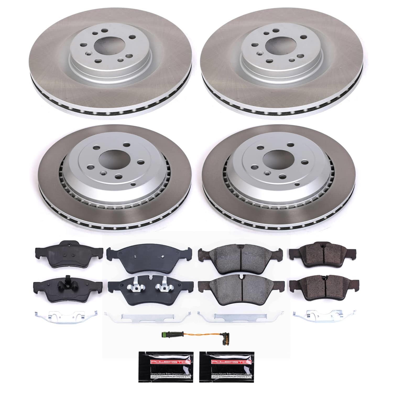 Power Stop 07-08 Mercedes-Benz GL320 Front and Rear Semi-Coated Rotor Kit (1x psbSC6706, 1x psbSC6708) thumbnail 5