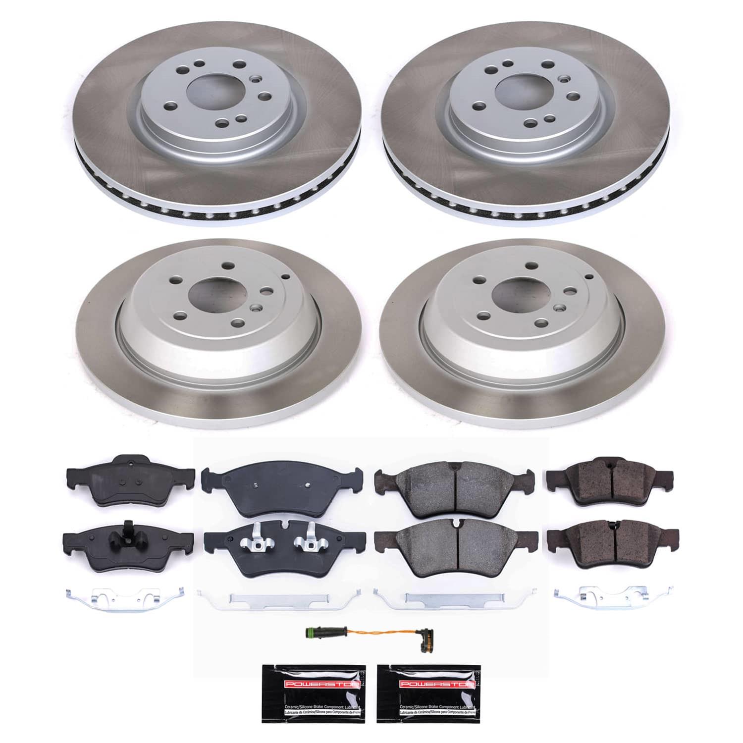 Power Stop 07-09 Mercedes-Benz ML320 Front and Rear Semi-Coated Rotor Kit (1x psbSC6709, 1x psbSC6712) thumbnail 5