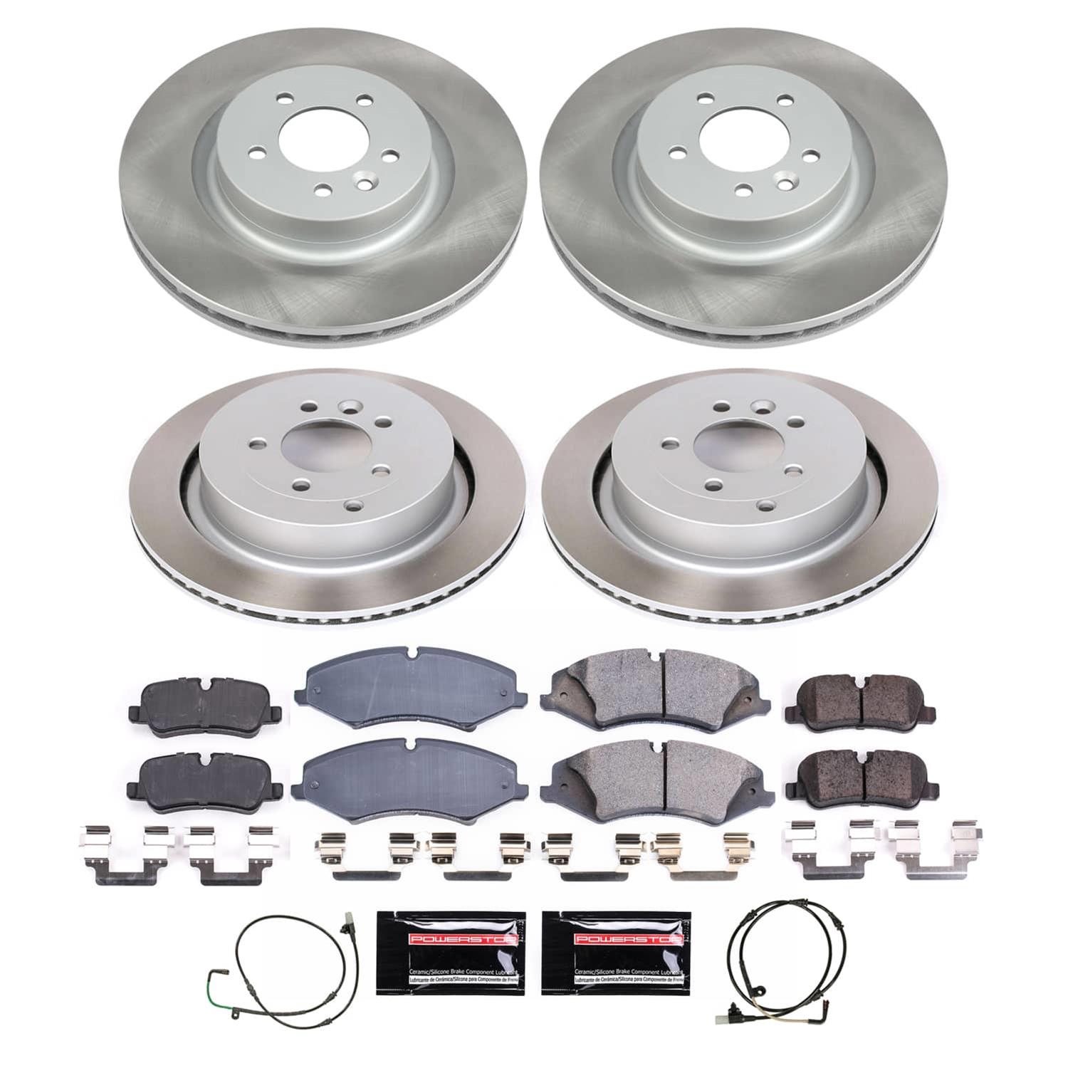 Power Stop 2010 Land Rover LR4 Front and Rear Semi-Coated Rotor Kit (1x psbSC6564, 1x psbSC6719) thumbnail 5