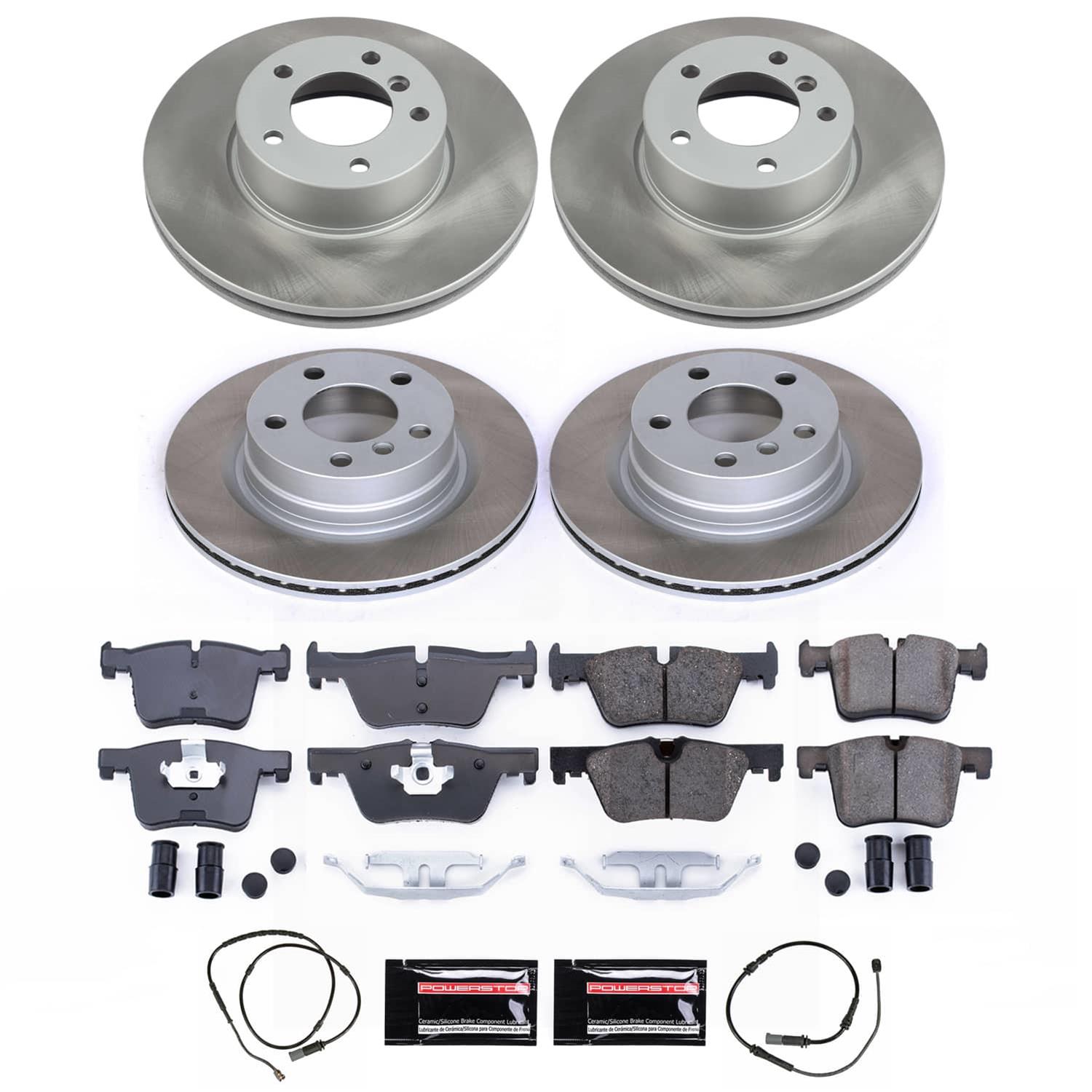 Power Stop 14-16 BMW 228i Front and Rear Semi-Coated Rotor Kit (1x psbSC6656, 1x psbSC6743) thumbnail 5