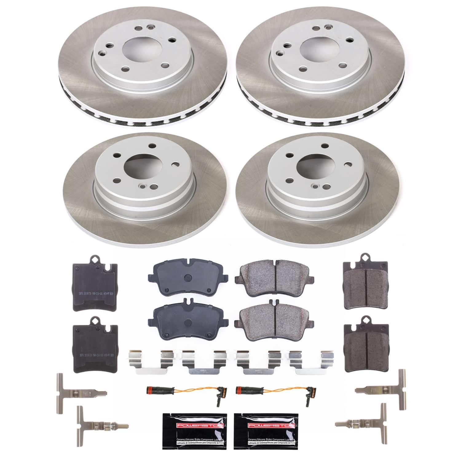 Power Stop 03-05 Mercedes-Benz C240 Front and Rear Semi-Coated Rotor Kit (1x psbSC3048, 1x psbSC6698) thumbnail 4