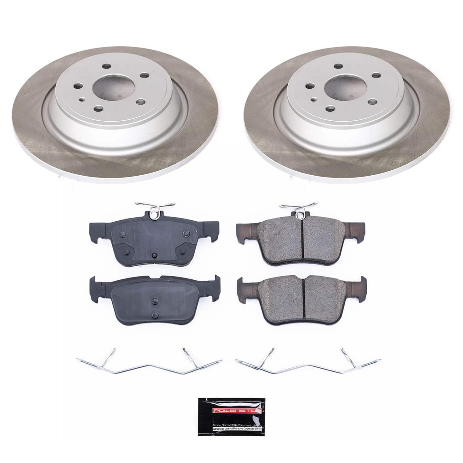 Power Stop 13-16 Lincoln MKZ Rear Semi-Coated Rotor Kit thumbnail 5